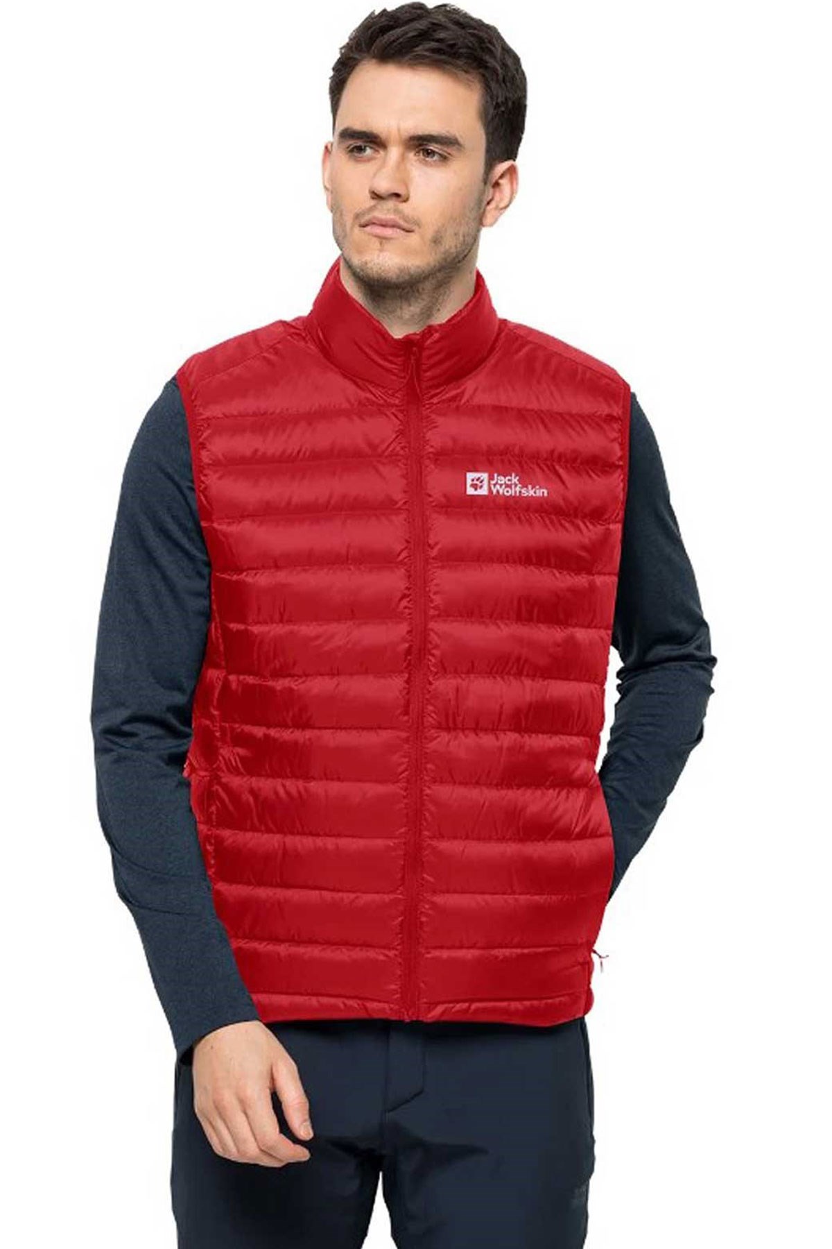 Jack Wolfskin Down Erkek Yelek 1207011-2206 Kırmızı