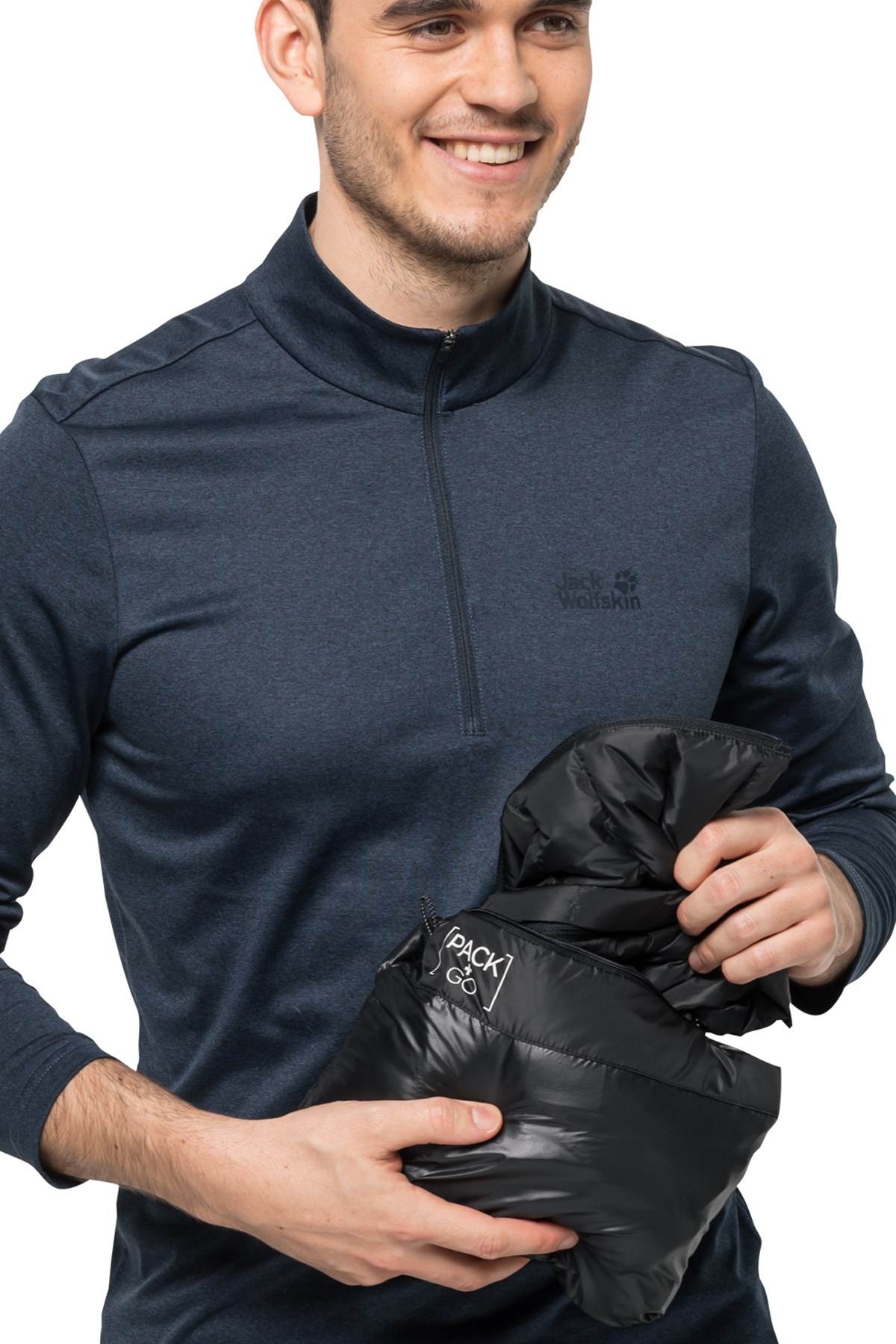 Jack Wolfskin Down Erkek Yelek 1207011-6000 Siyah