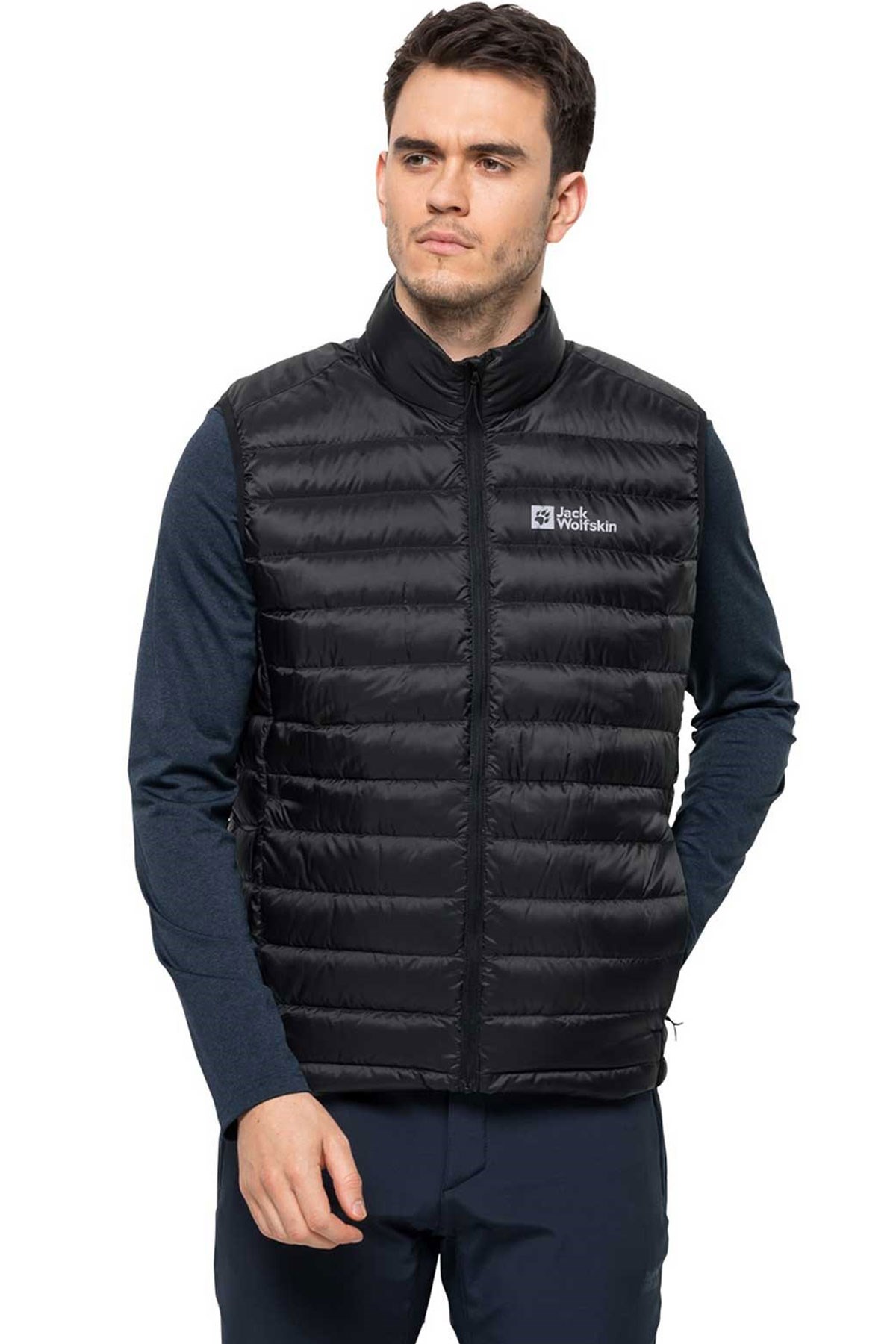 Jack Wolfskin Down Erkek Yelek 1207011-6000 Siyah