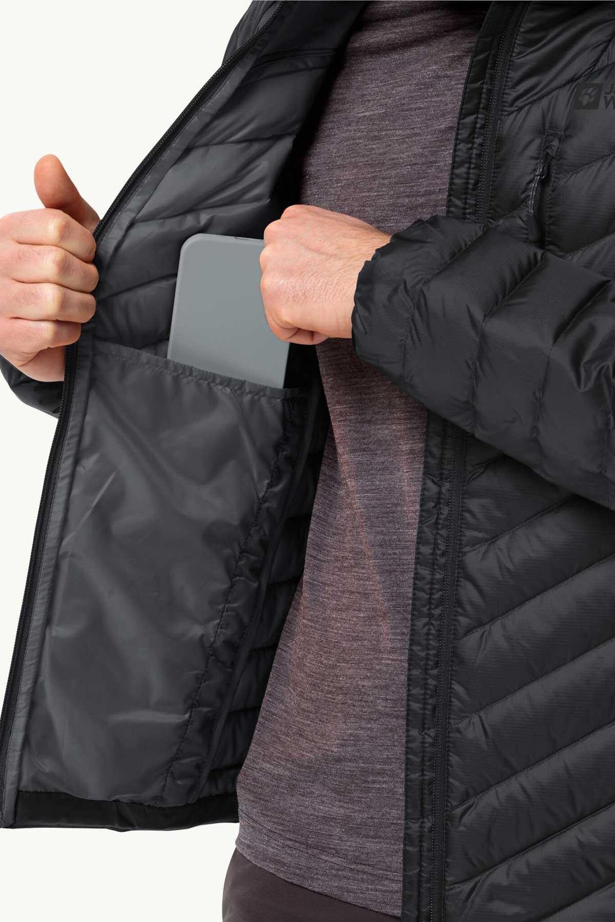 Jack Wolfskin Passamani Down Erkek Outdoor Mont 1207151-6350 Antrasit