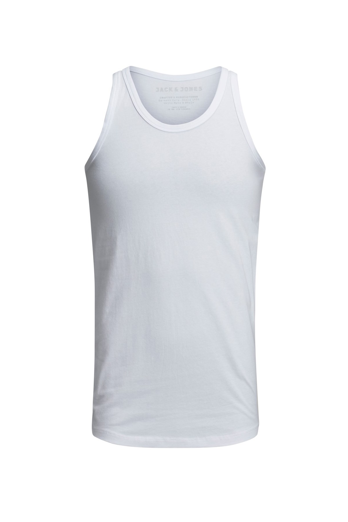 Jack & Jones Jjebasic Erkek Atlet 12074784 Beyaz