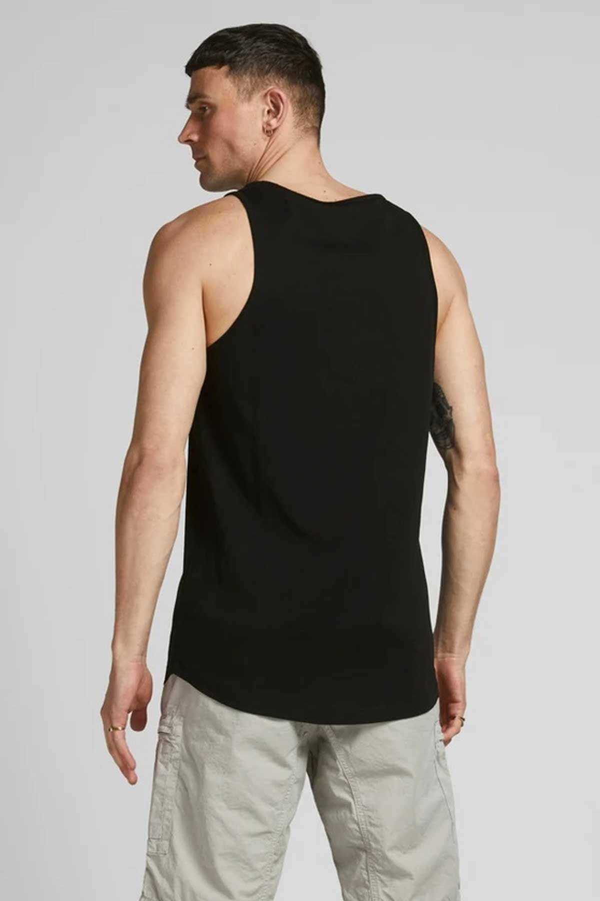 Jack & Jones Jjebasic Erkek Atlet 12074784 Siyah