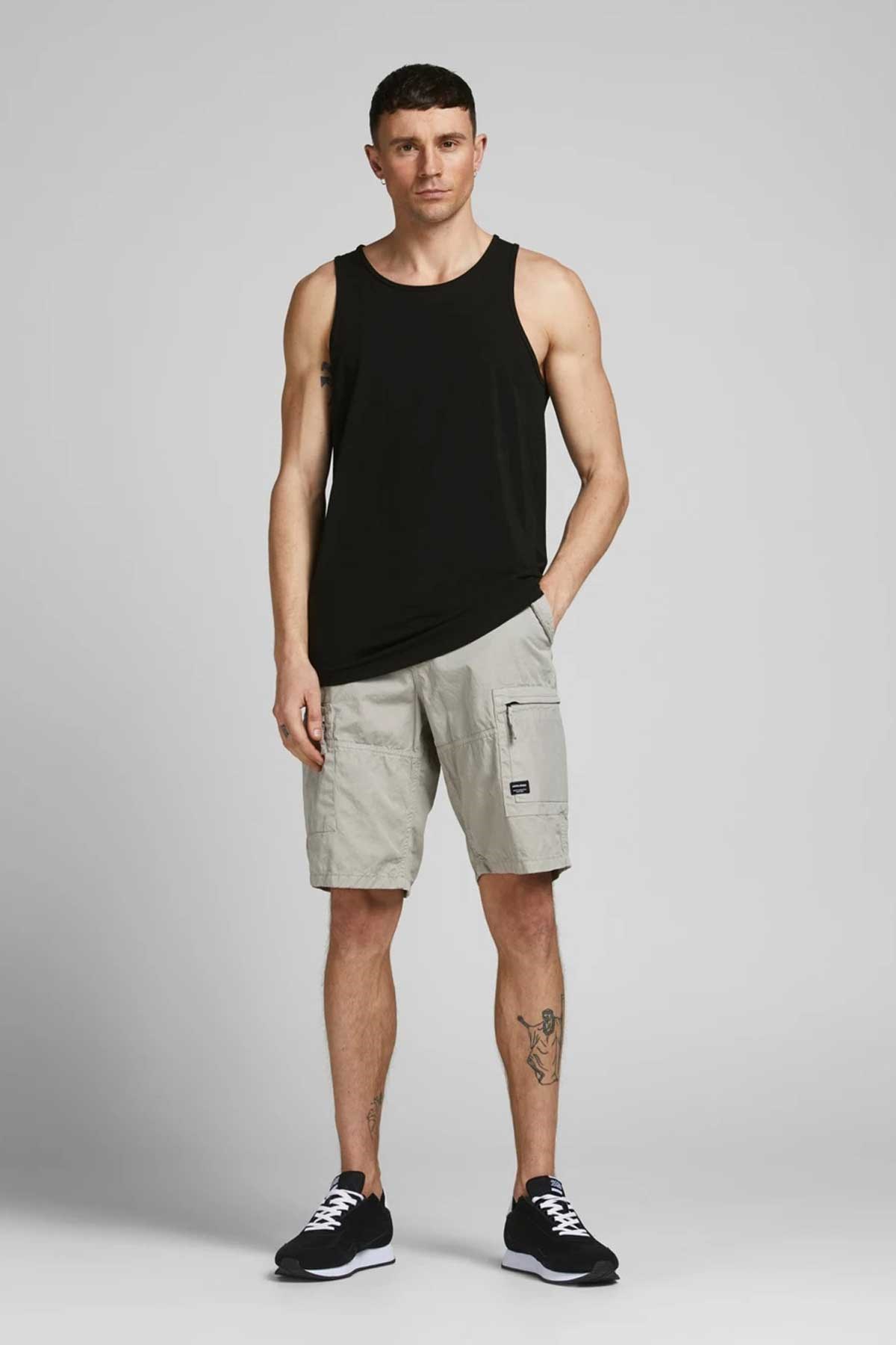 Jack & Jones Jjebasic Erkek Atlet 12074784 Siyah