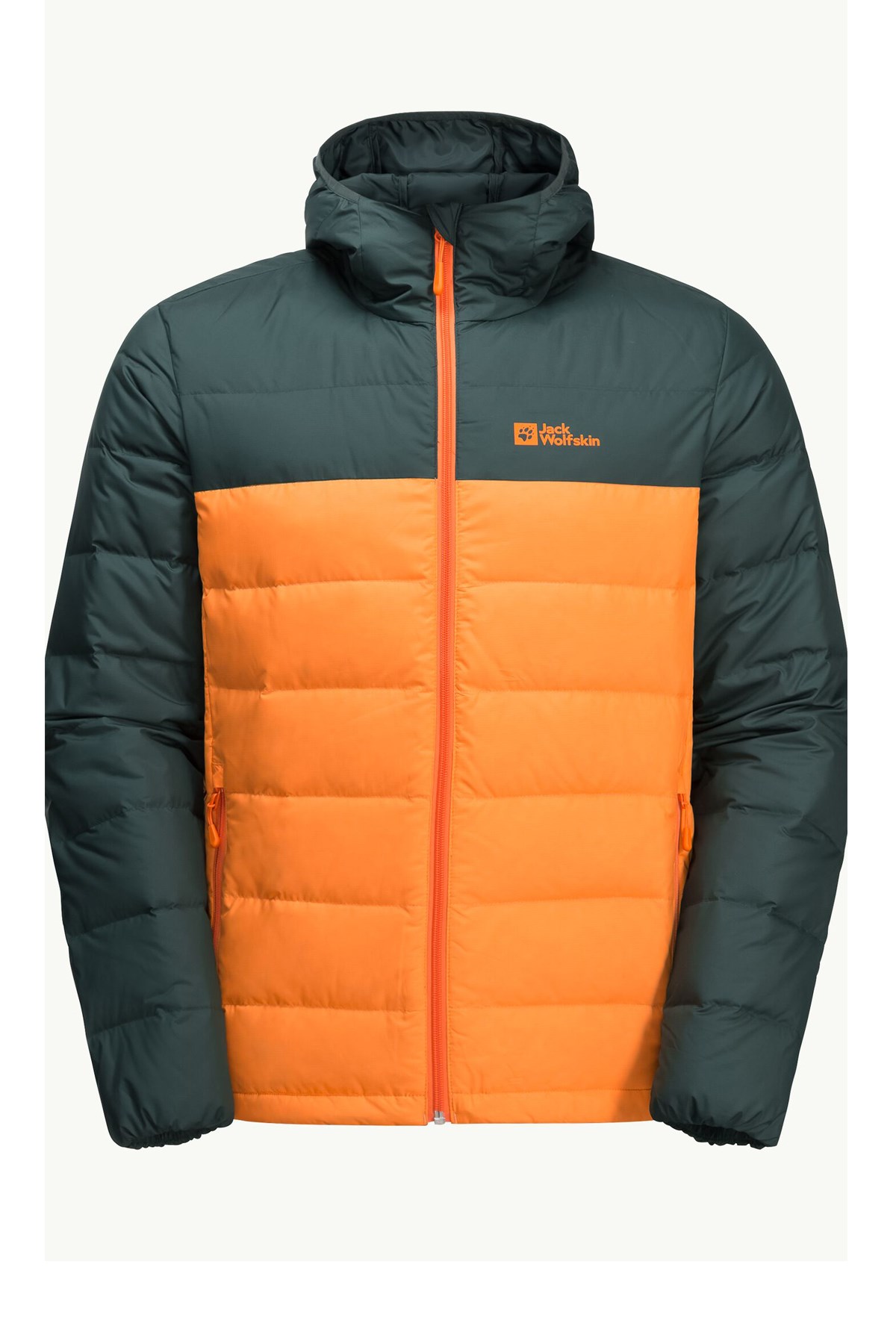 Jack Wolfskin Ather Down Hoody Erkek Outdoor Mont 1207671-3285 Turuncu