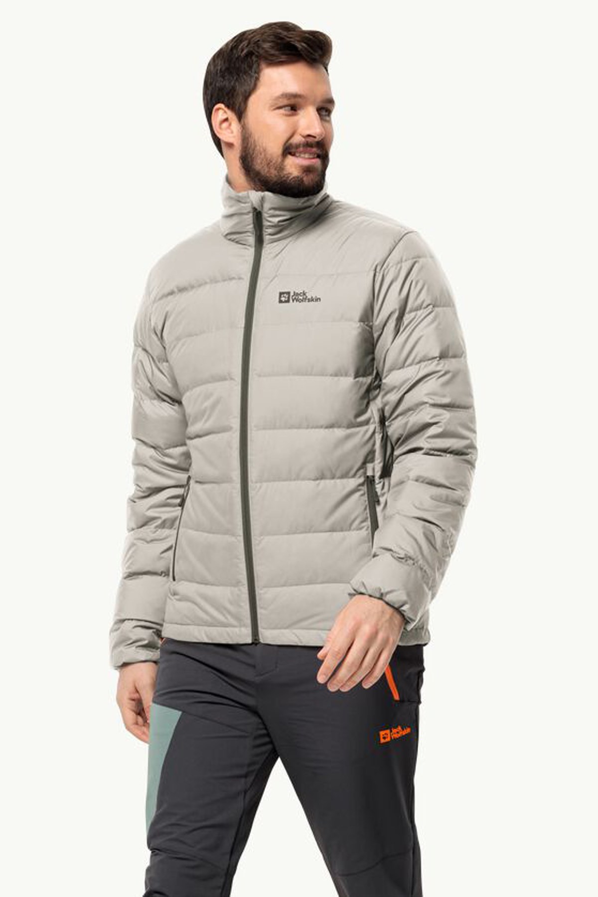 Jack Wolfskin Ather Down Erkek Kaztüyü Mont 1207681-A0029 Gri