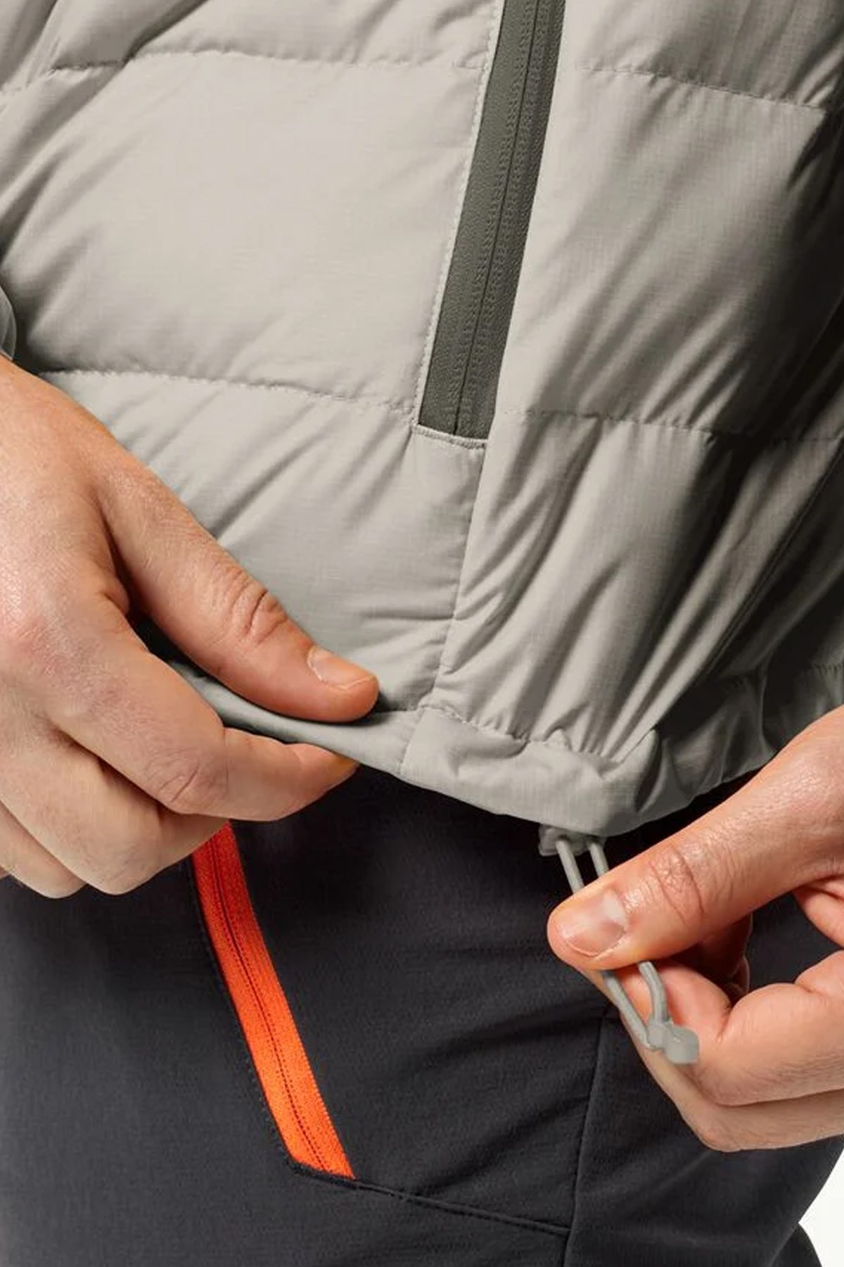 Jack Wolfskin Ather Down Erkek Kaztüyü Mont 1207681-A0029 Gri