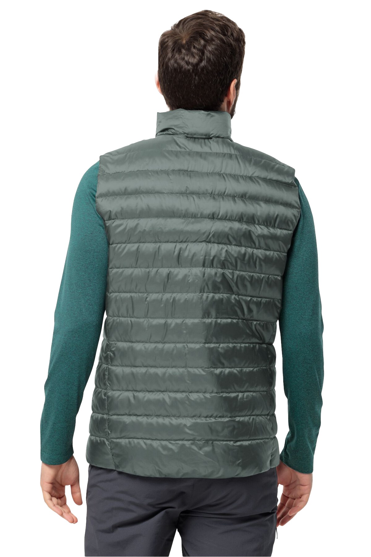Jack Wolfskin Pilvi Down Erkek Outdoor Yelek 1207711-4311 Yeşil
