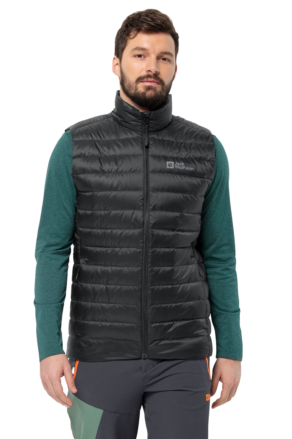 Jack Wolfskin Pilvi Down Erkek Outdoor Yelek 1207711-6000 Siyah