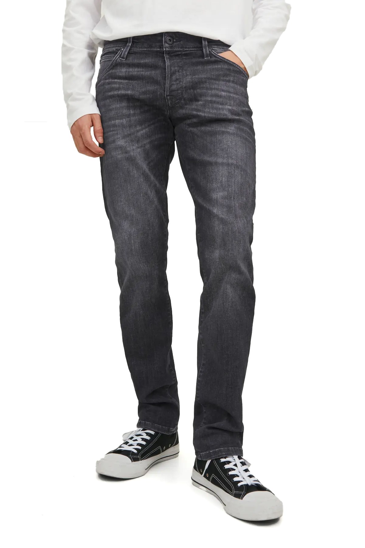 Jack & Jones Jjiglenn Erkek Jean 12111026 Siyah