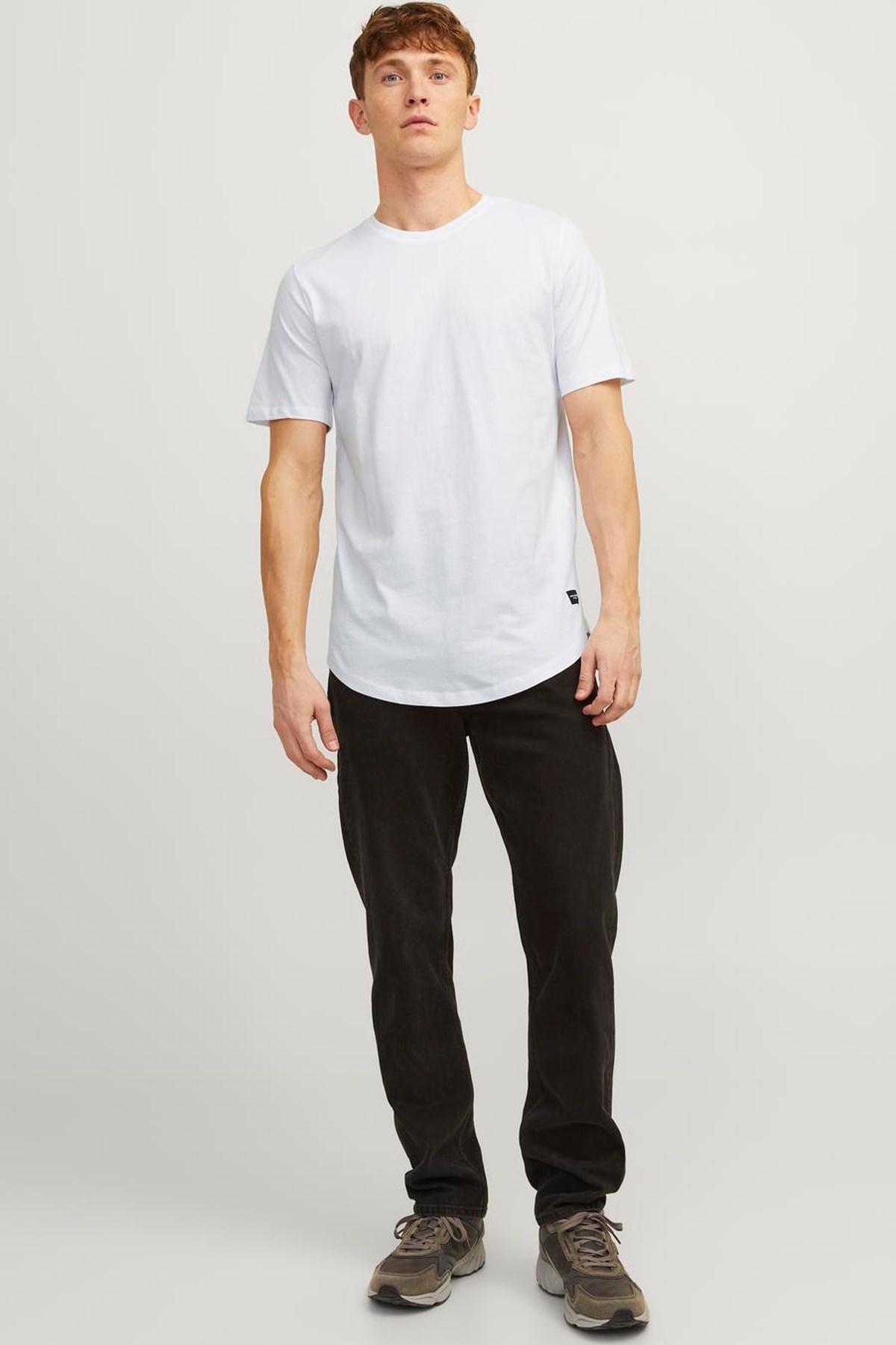 Jack & Jones Erkek Tişört 12113648 Beyaz