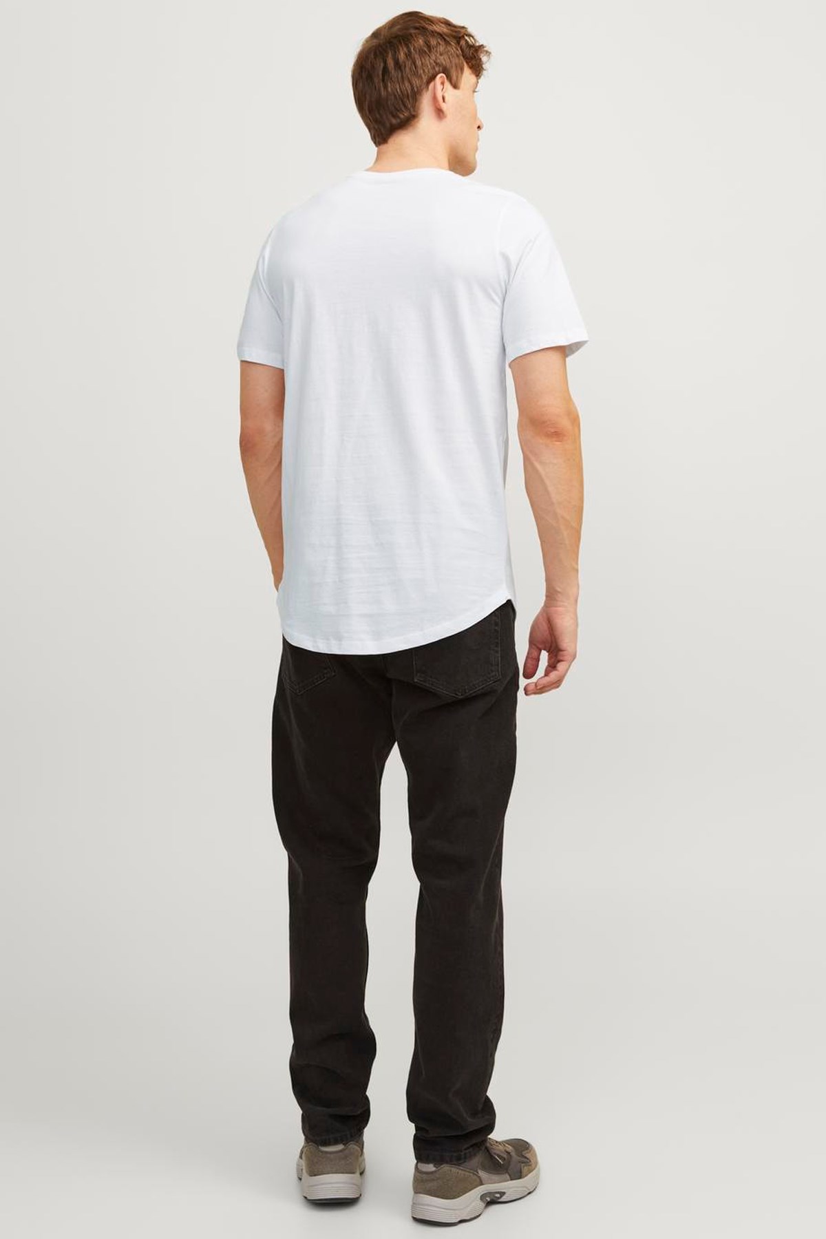 Jack & Jones Erkek Tişört 12113648 Beyaz