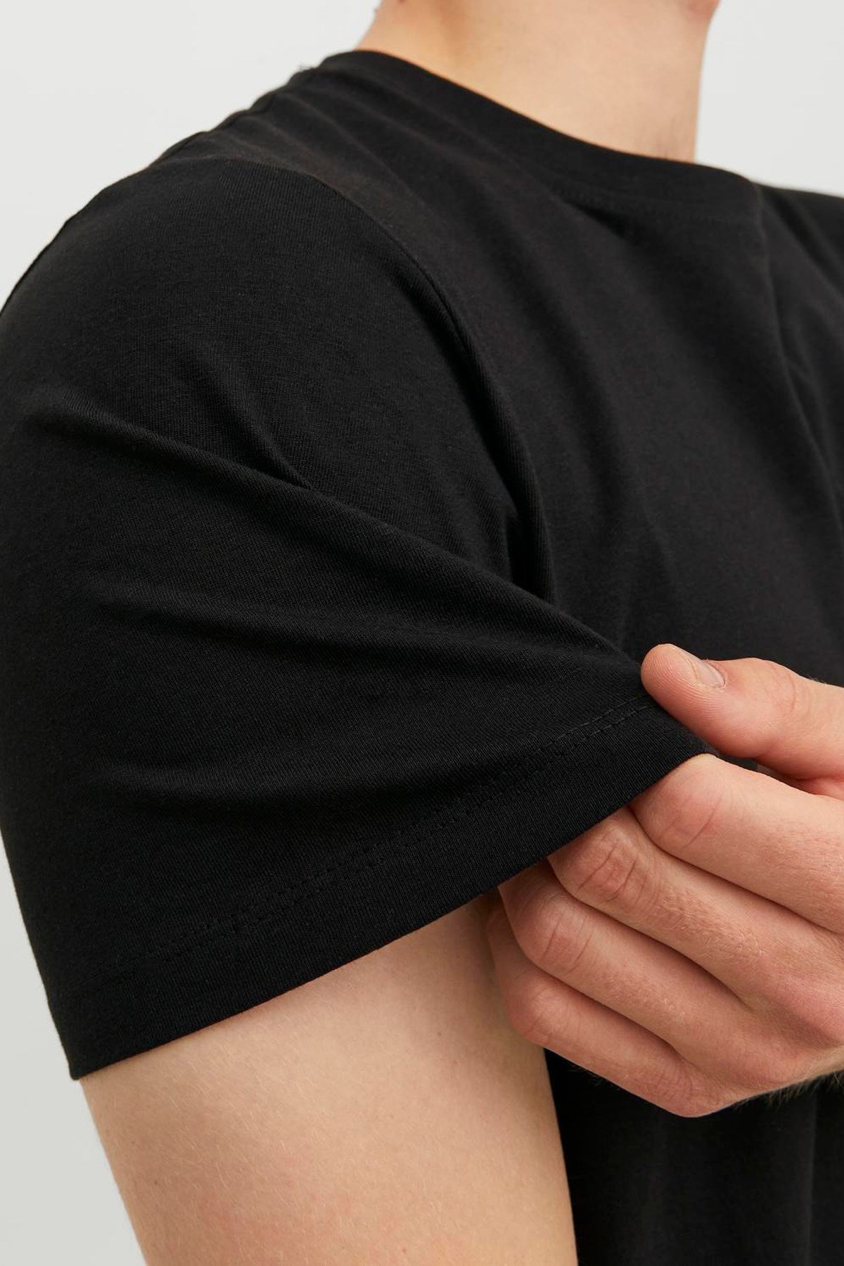Jack & Jones Erkek Tişört 12113648 Siyah