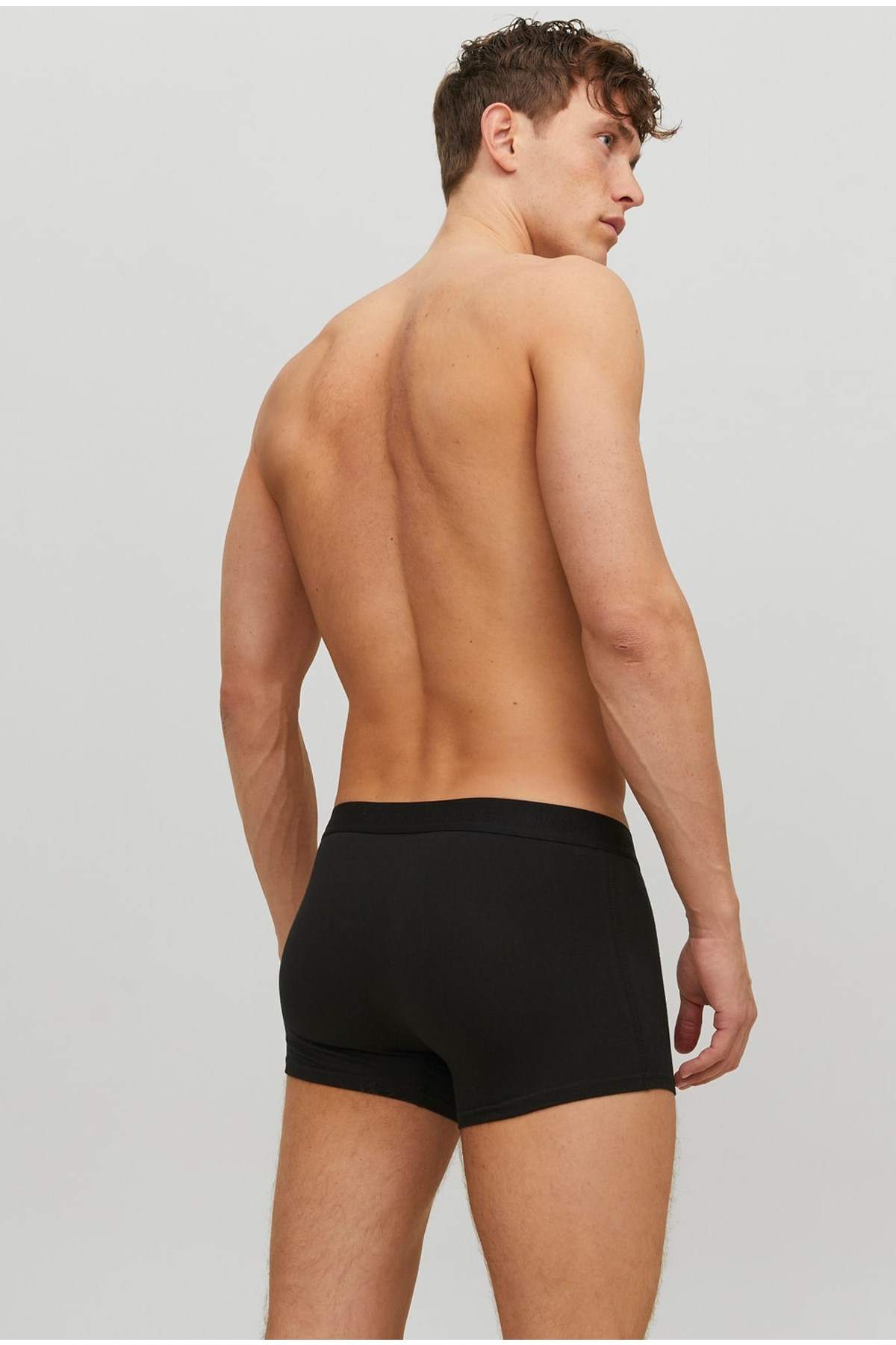 Jack & Jones Jacwaistband 3'lü Boxer 12127816 Siyah
