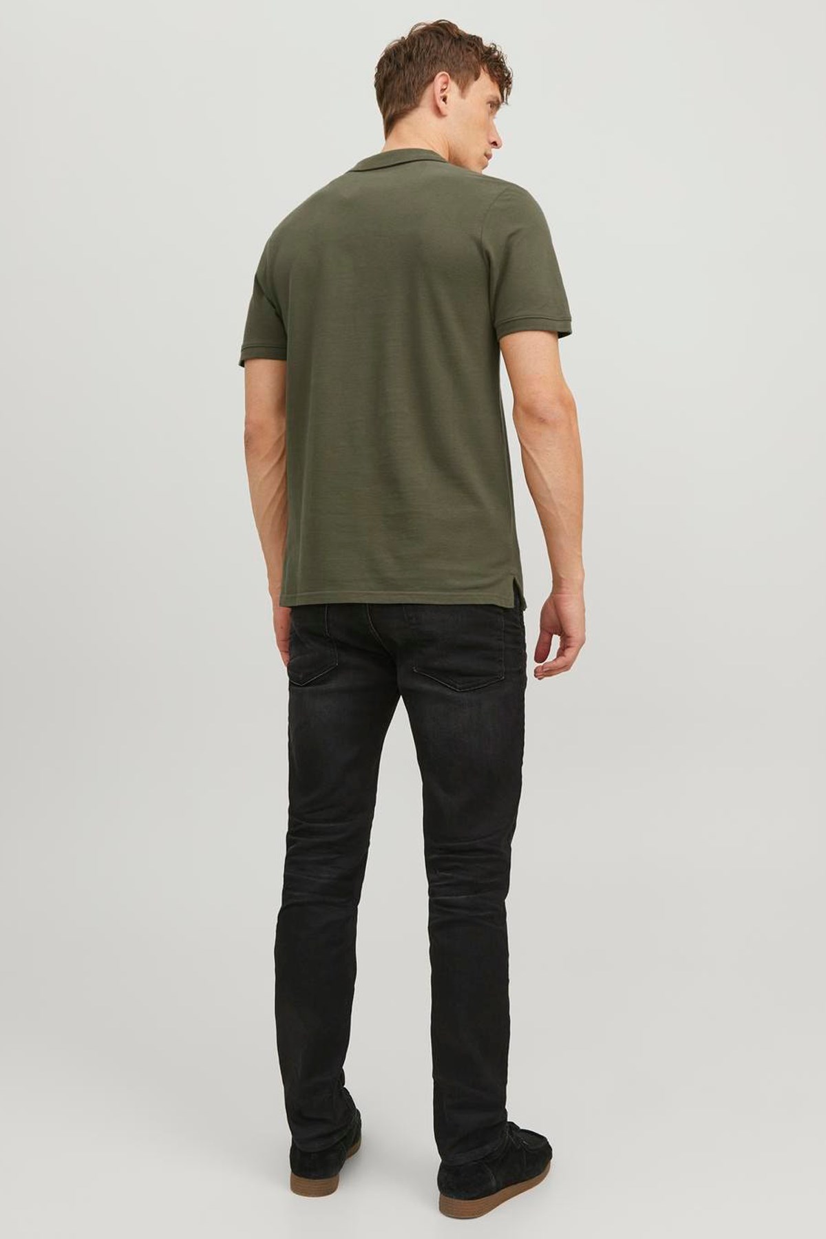 Jack & Jones Erkek Polo Yaka Tişört 12136516 Haki