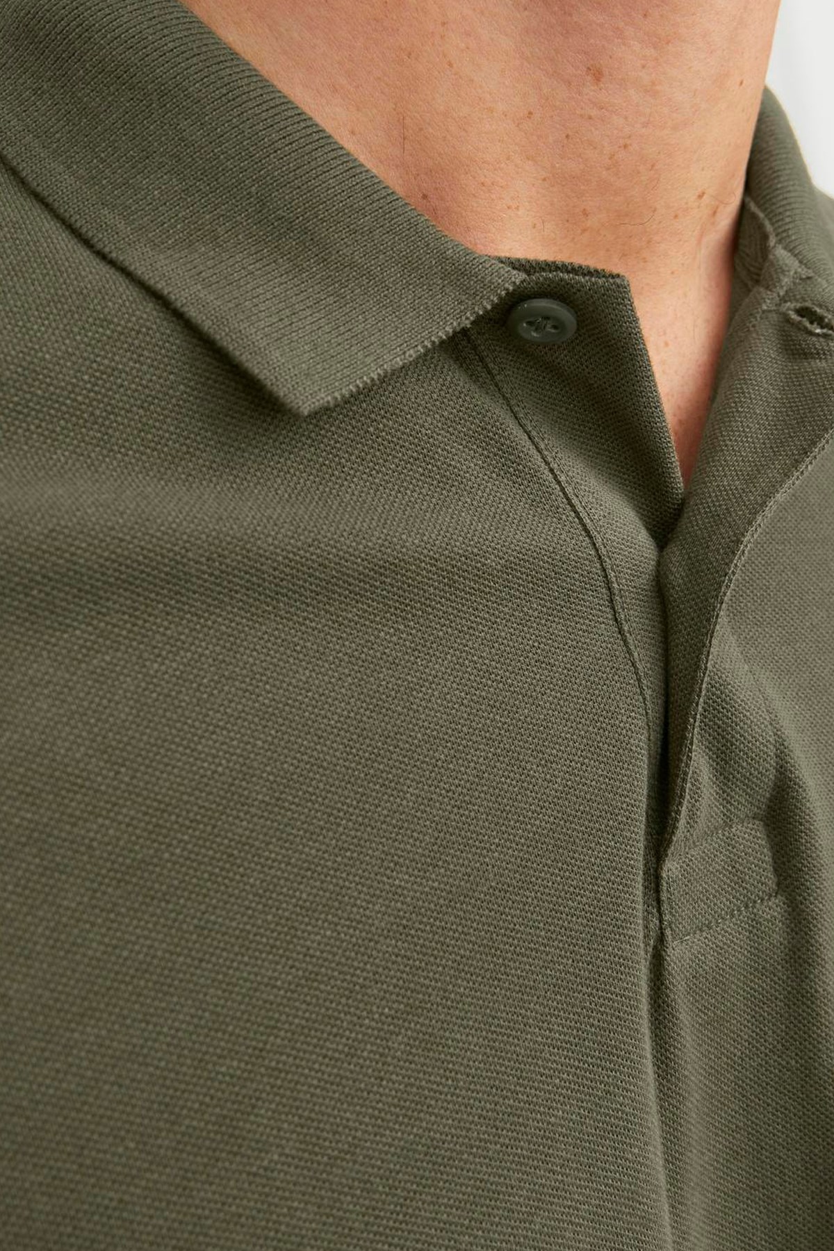 Jack & Jones Erkek Polo Yaka Tişört 12136516 Haki