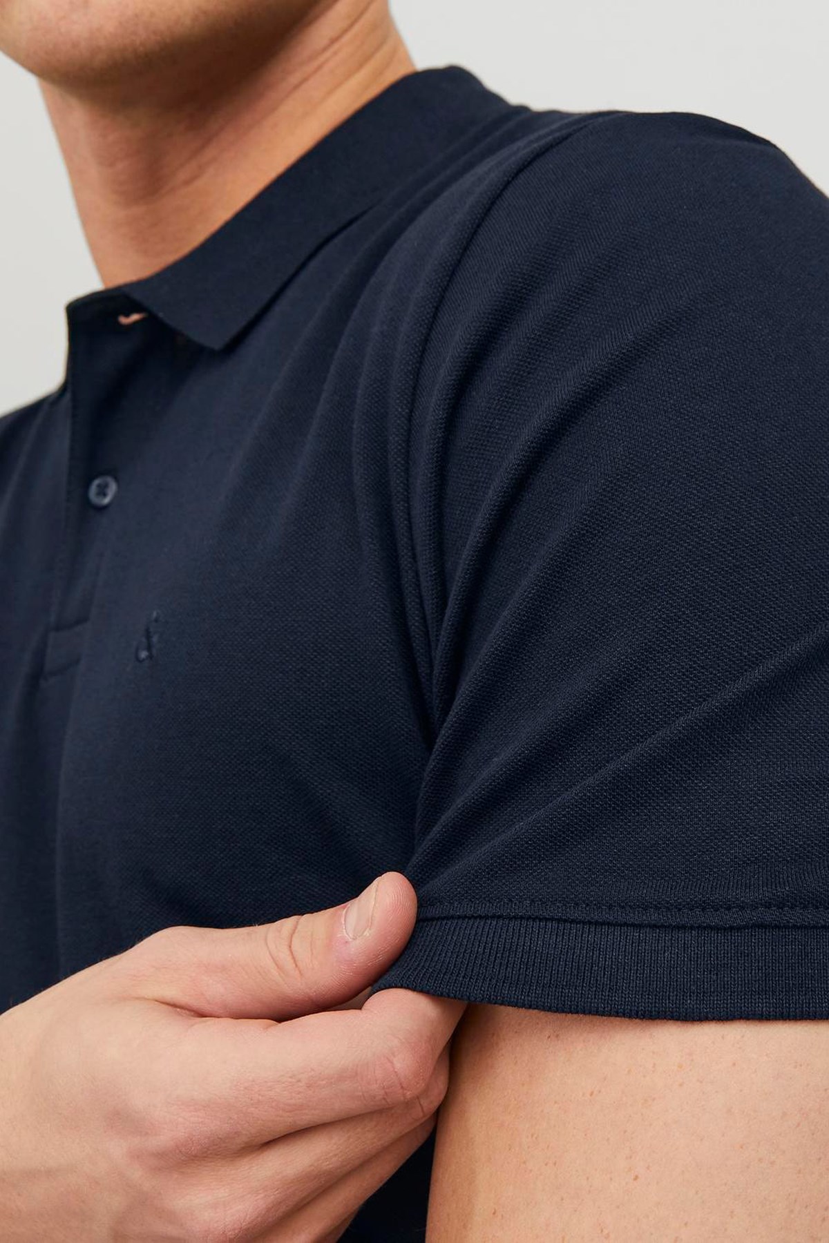 Jack & Jones Erkek Polo Yaka Tişört 12136516 Lacivert