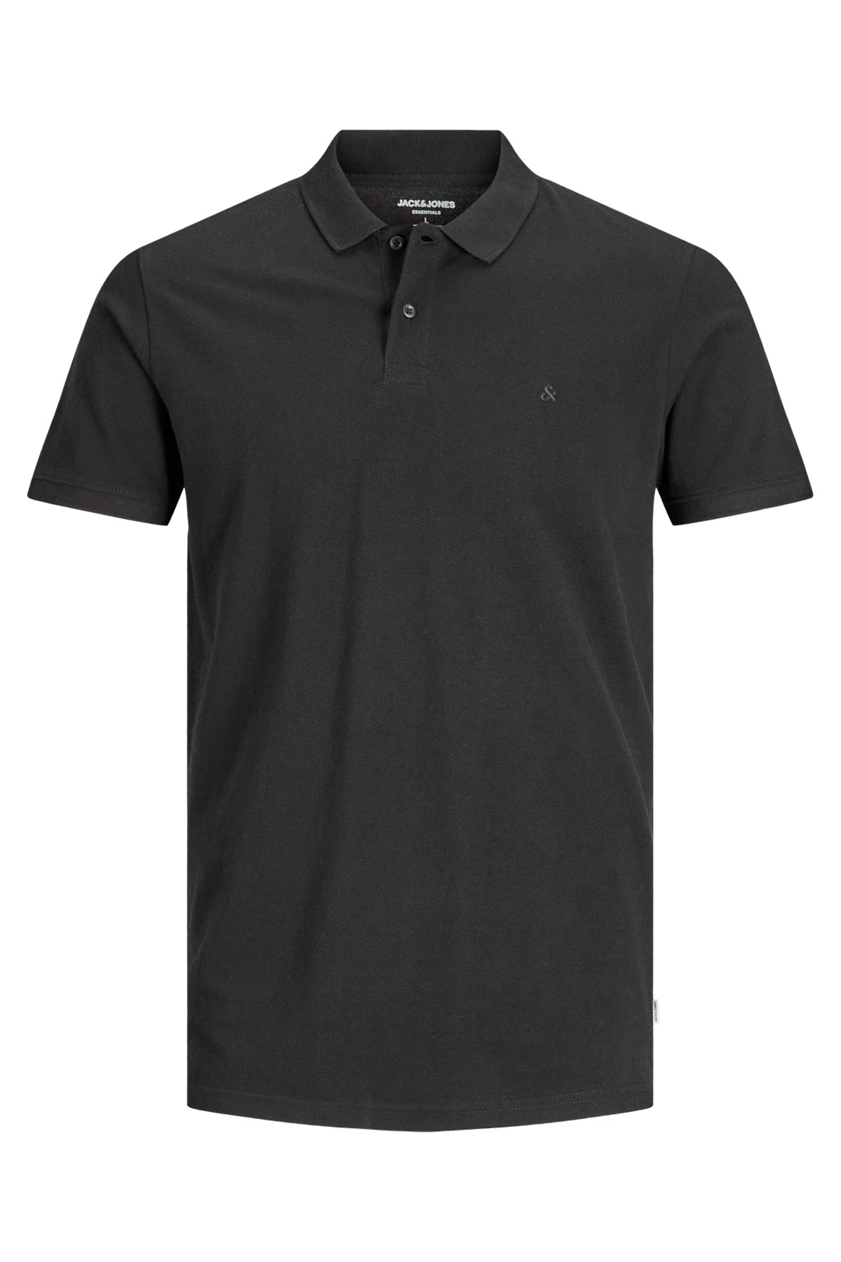 Jack & Jones Erkek Polo Yaka Tişört 12136516 Siyah