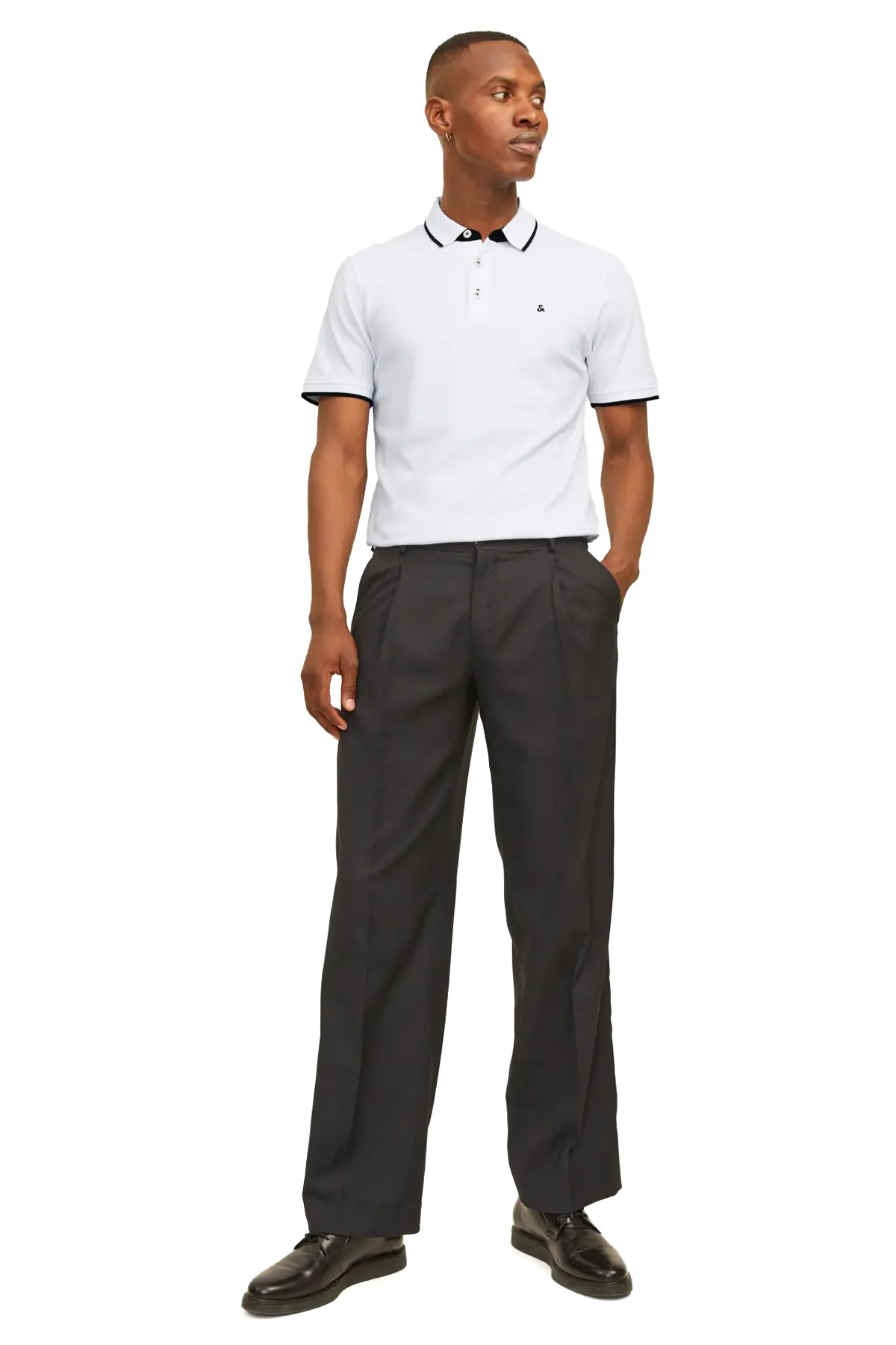 Jack & Jones Jjepaulos Erkek Tişört 12136668 Beyaz