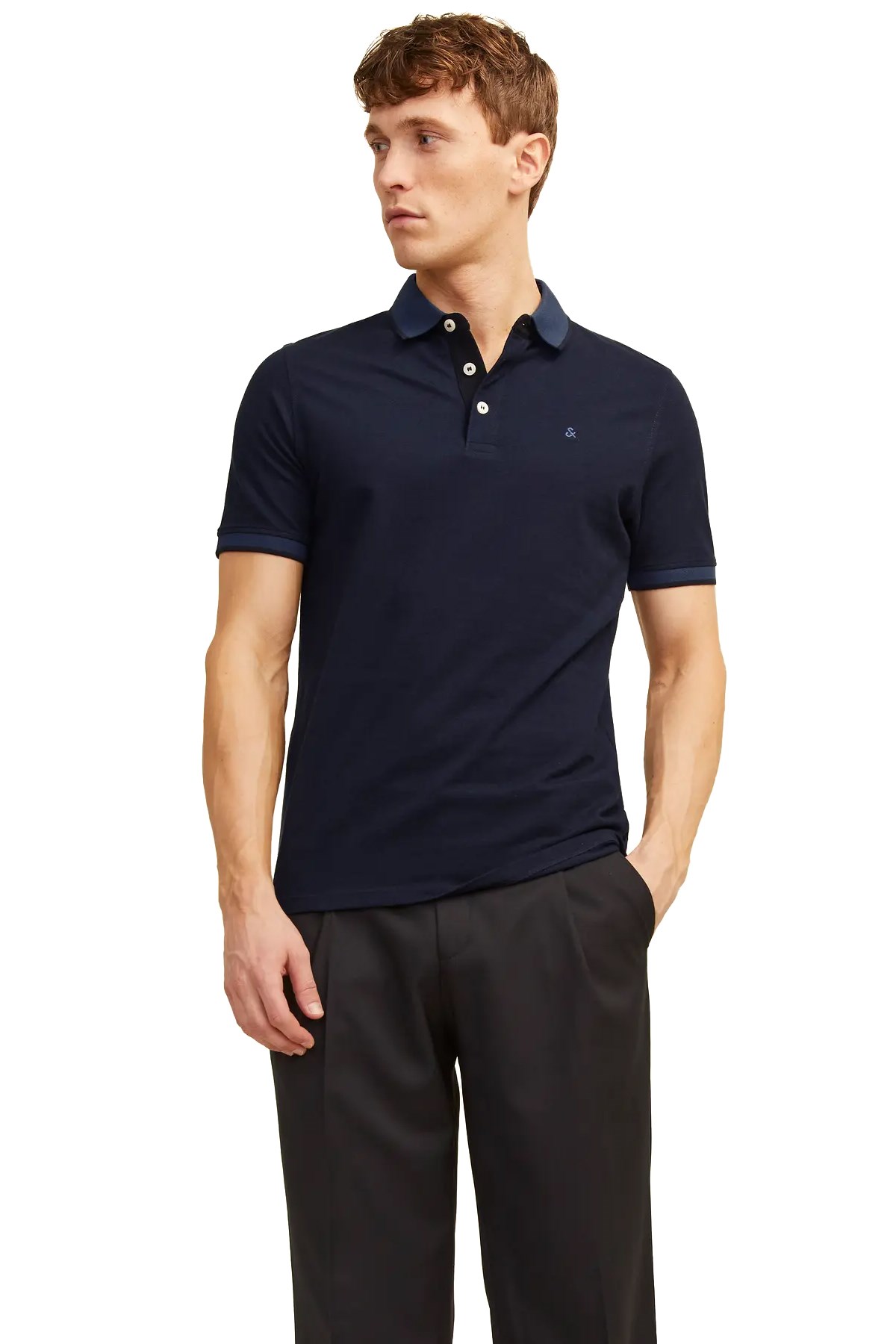 Jack & Jones Jjepaulos Erkek Tişört 12136668 Lacivert