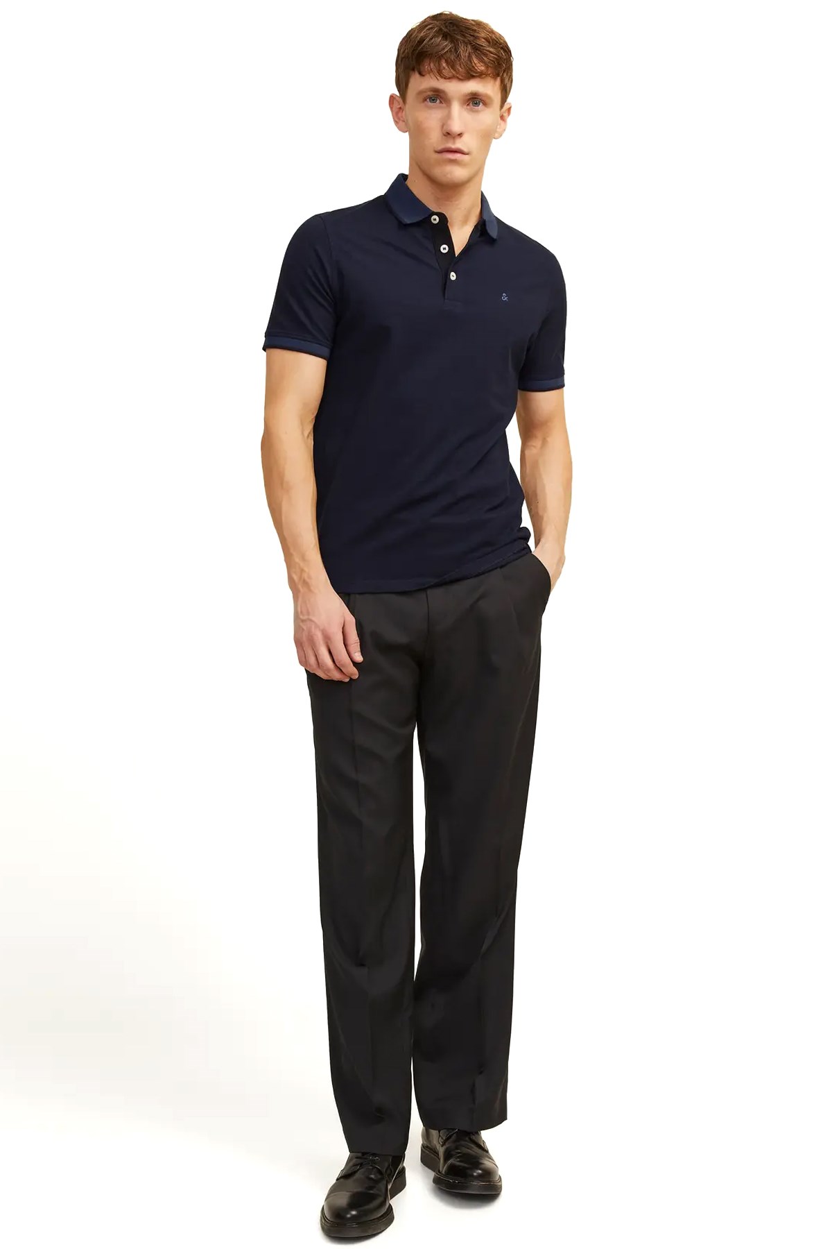 Jack & Jones Jjepaulos Erkek Tişört 12136668 Lacivert