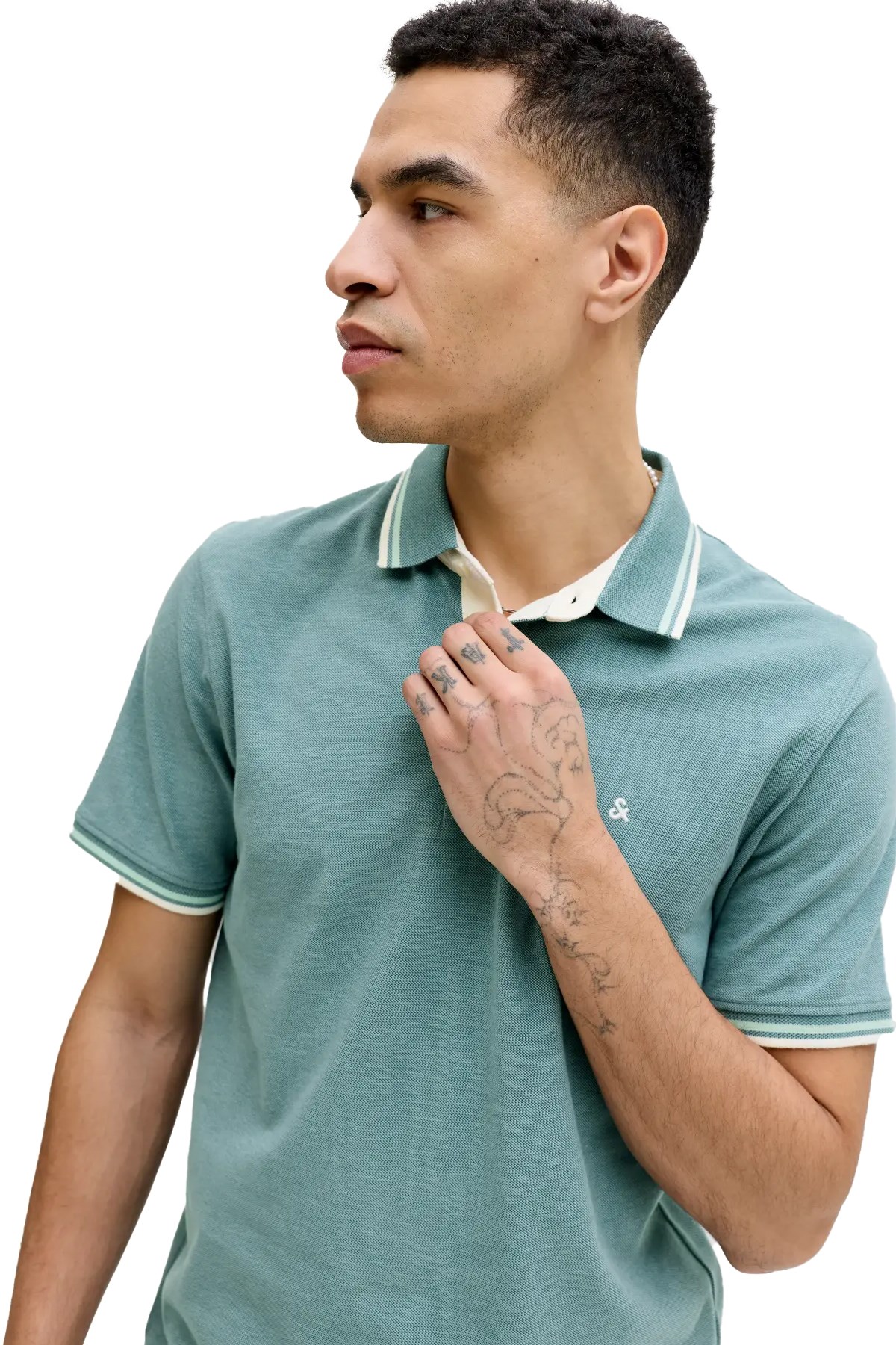 Jack & Jones Jjepaulos Erkek Tişört 12136668 Yeşil