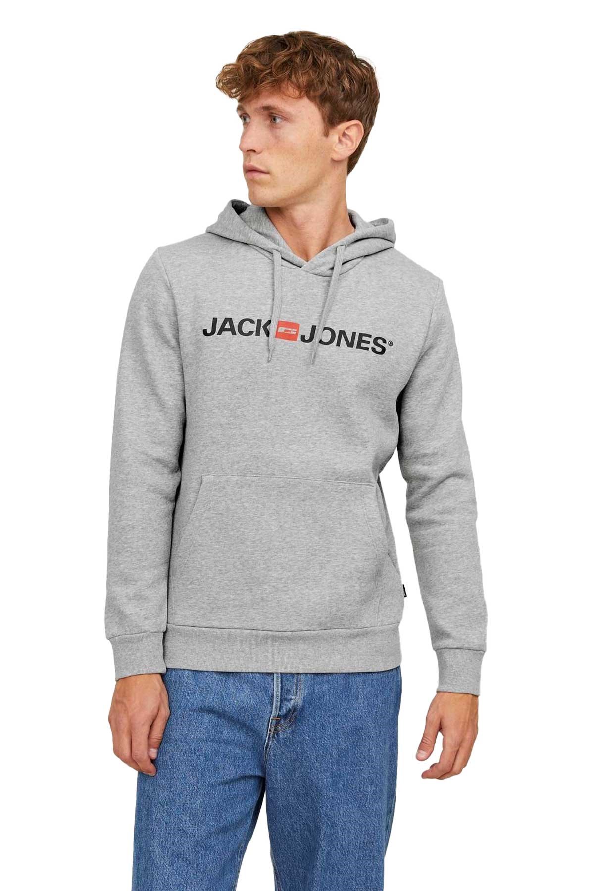 Jack & Jones Jjecorp Erkek Sweatshirt 12137054 Gri
