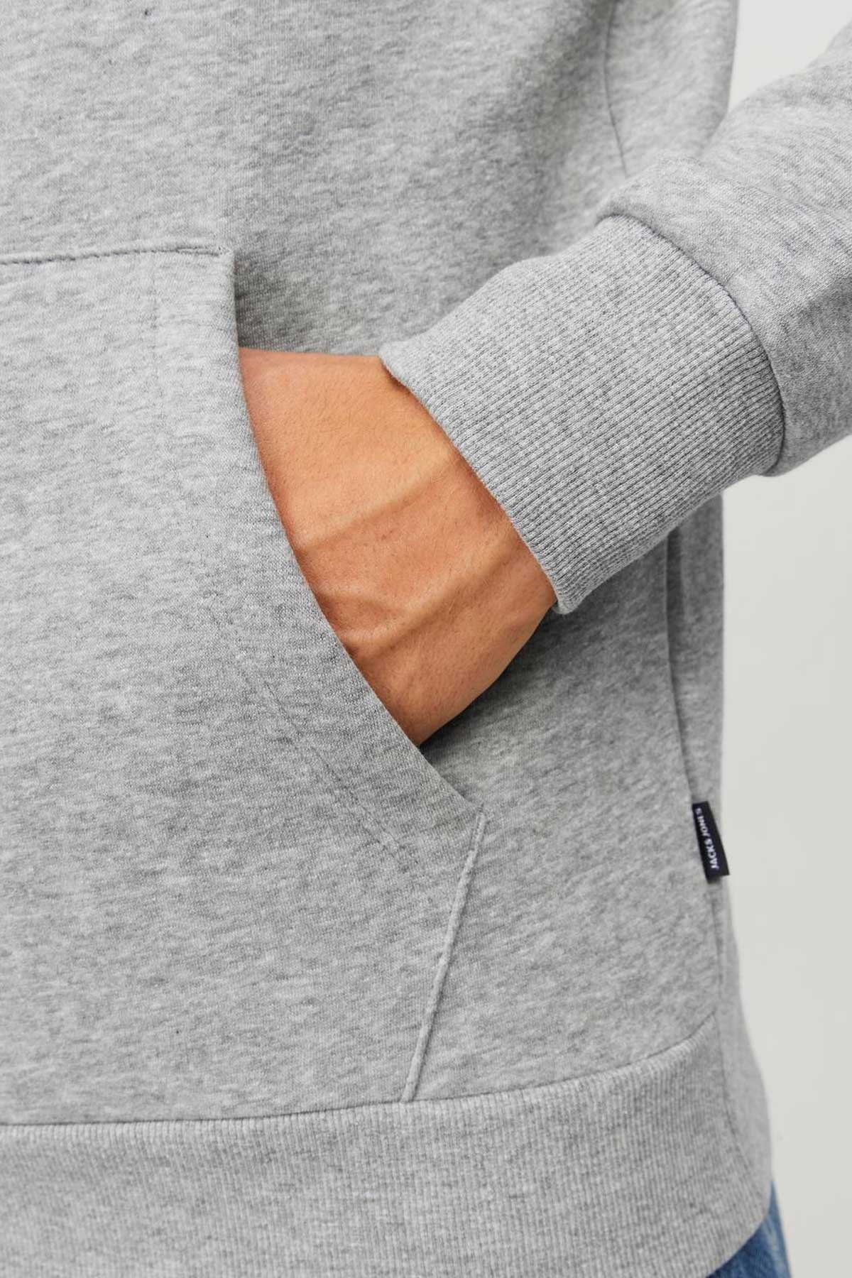 Jack & Jones Jjecorp Erkek Sweatshirt 12137054 Gri