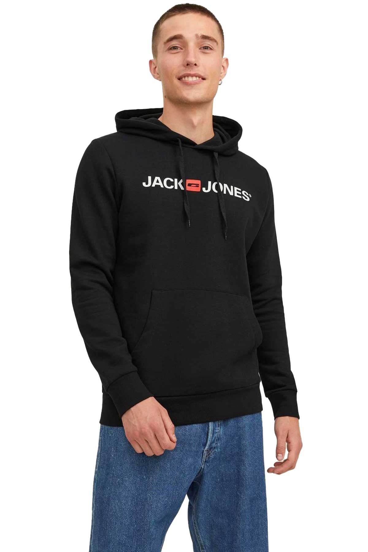 Jack & Jones Jjecorp Erkek Sweatshirt 12137054 Siyah