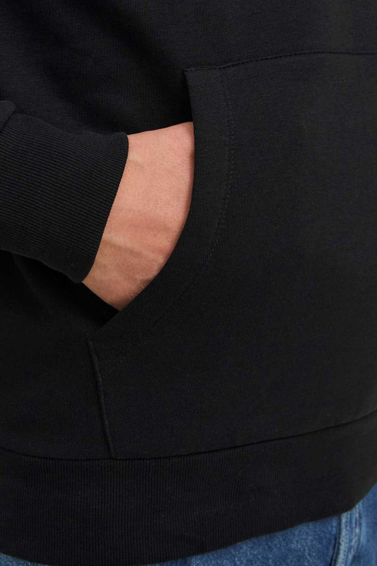 Jack & Jones Jjecorp Erkek Sweatshirt 12137054 Siyah