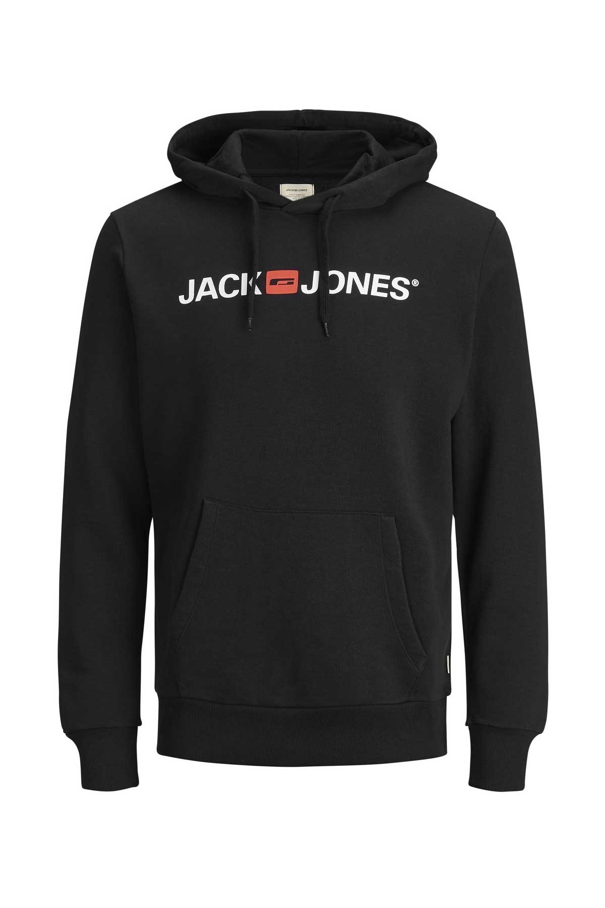Jack & Jones Jjecorp Erkek Sweatshirt 12137054 Siyah