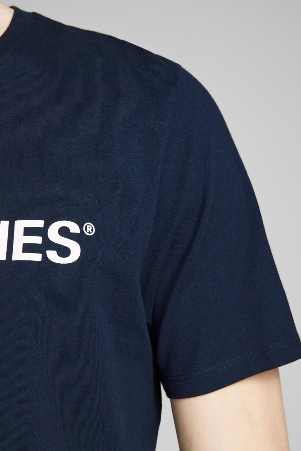 Jack & Jones Erkek Tişört 12137126 Lacivert