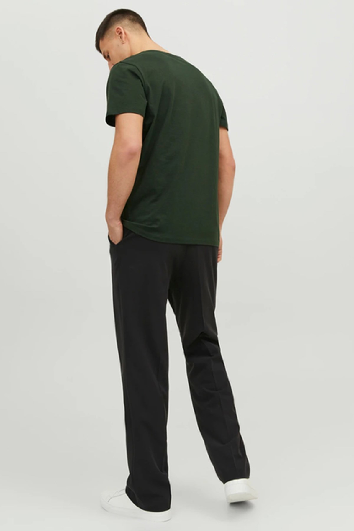 Jack & Jones Jjecorp Erkek Tişört 12151955 Antrasit