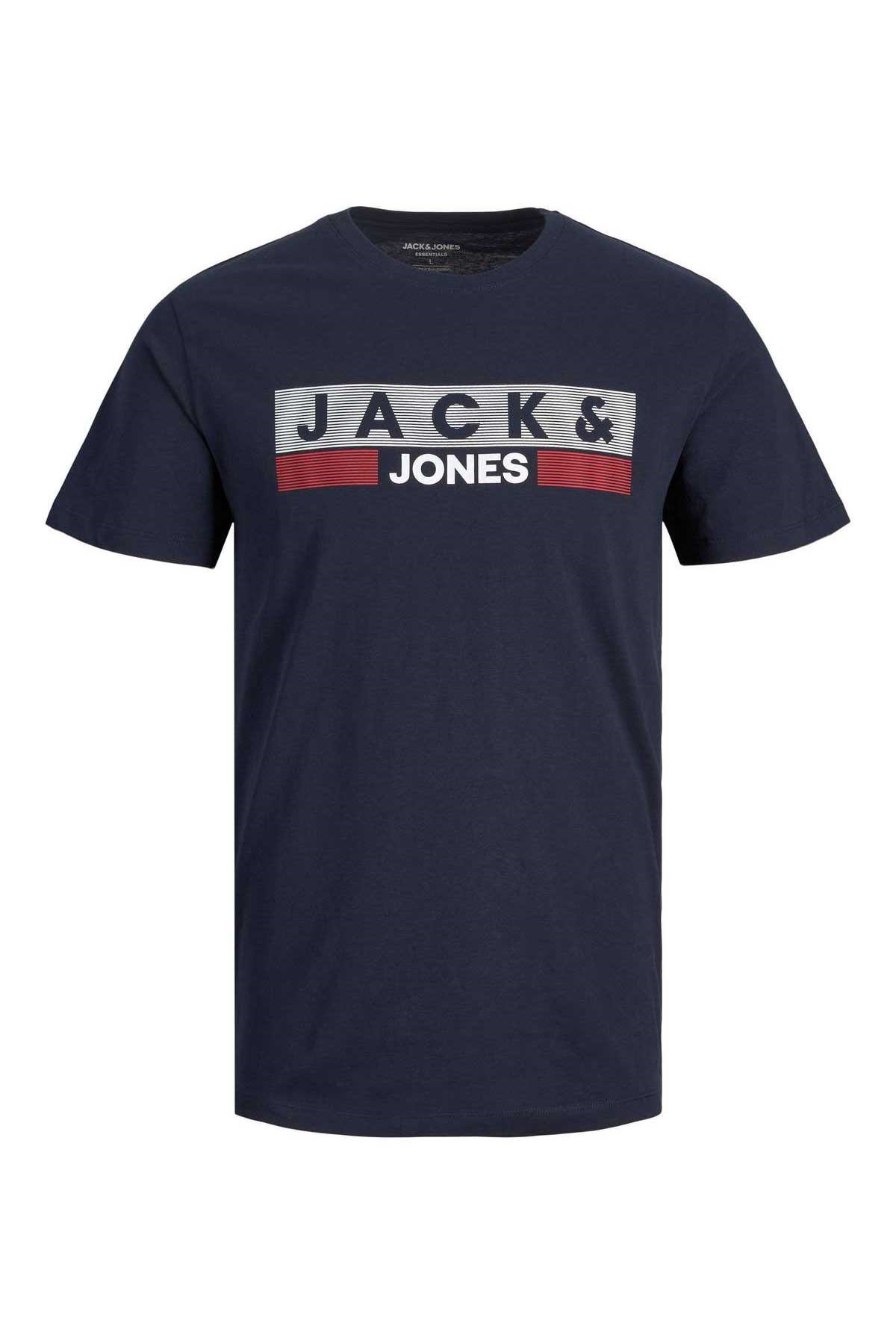 Jack & Jones Jjecorp Erkek Tişört 12151955 Lacivert