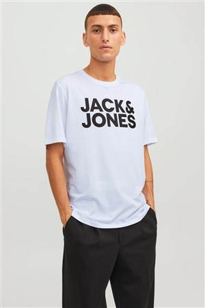 Jack & Jones Jjecorp Erkek Tişört 12151955 Mavi