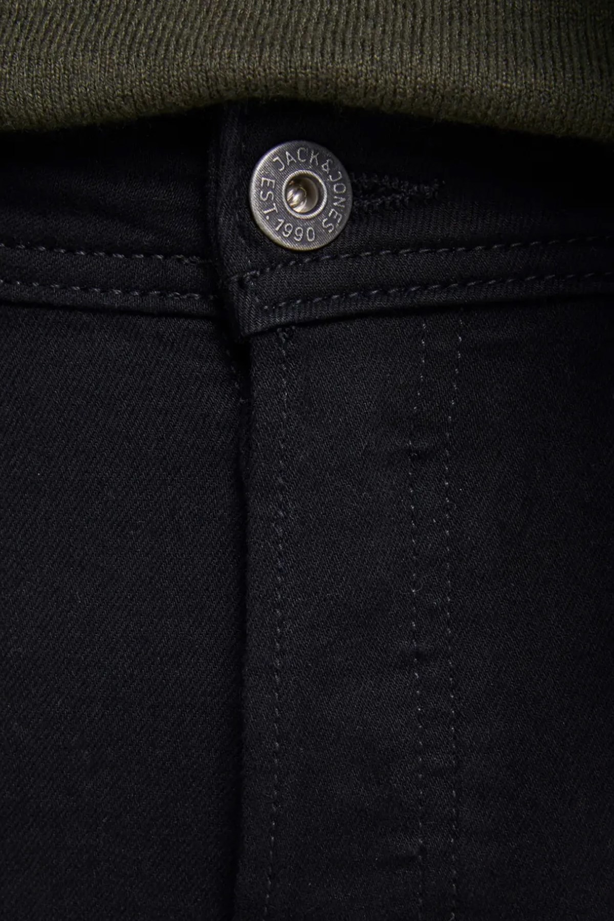 Jack & Jones Erkek Jeans 12152346 Siyah