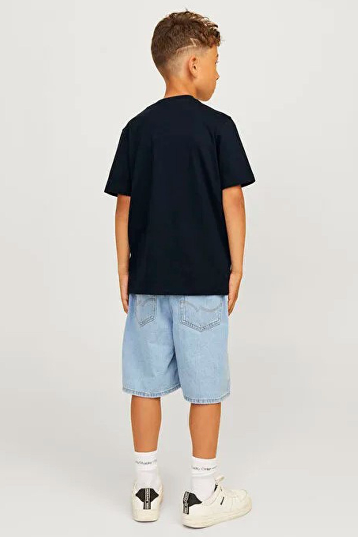 Jack & Jones Jjecorp Çocuk Tişört 12152730 Siyah