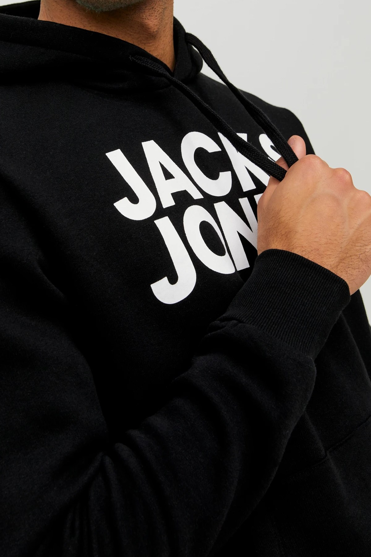 Jack & Jones Jjecorp Erkek Sweatshirt 12152840 Siyah