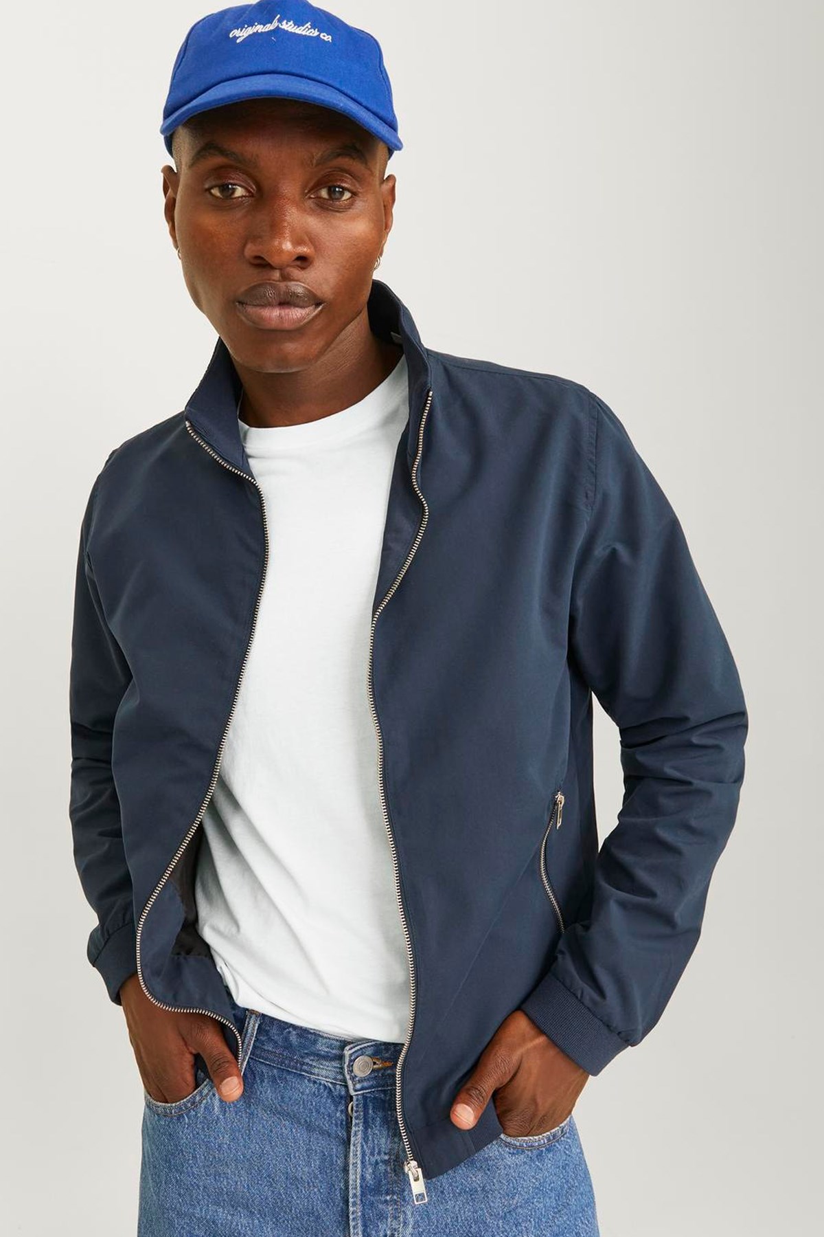 Jack & Jones Erkek Tişört 12156101 Beyaz