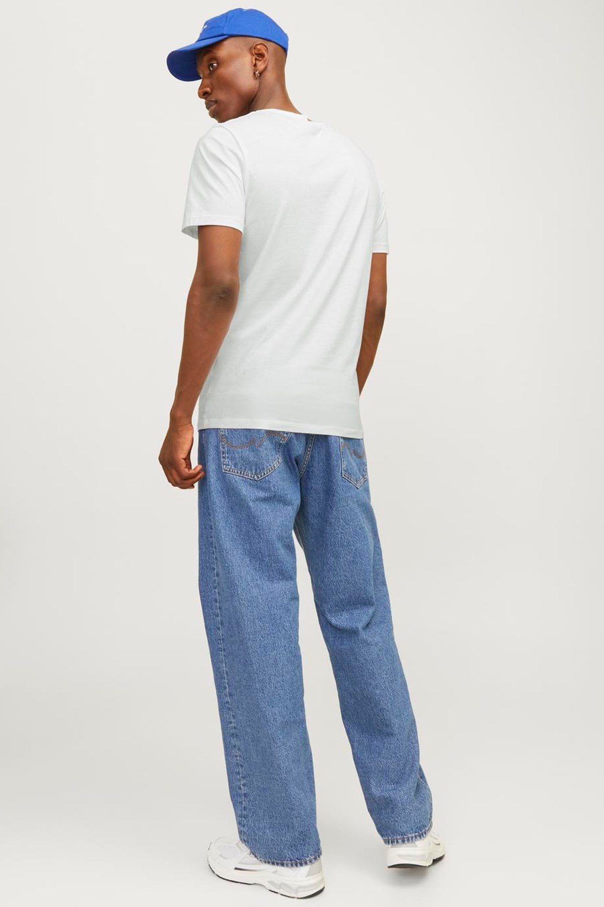 Jack & Jones Erkek Tişört 12156101 Beyaz