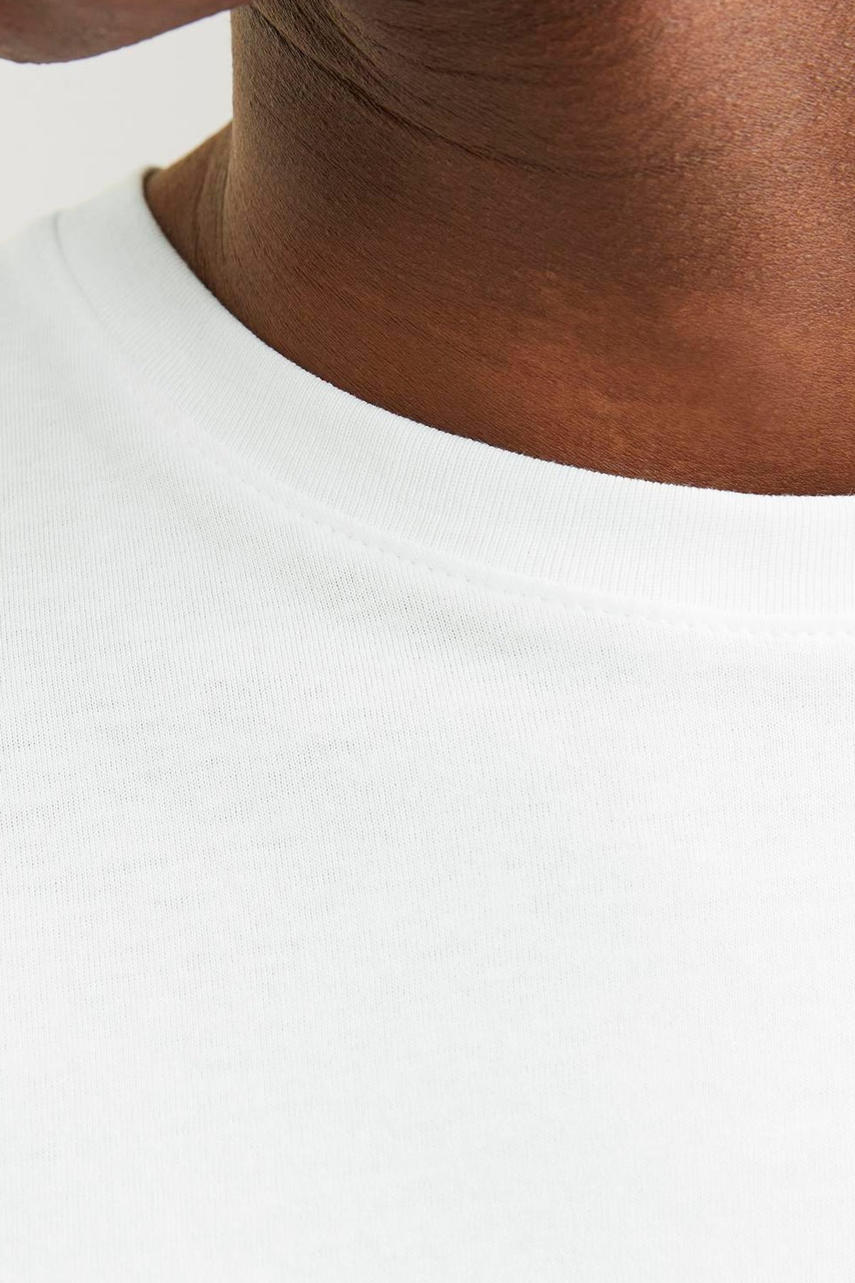 Jack & Jones Erkek Tişört 12156101 Beyaz