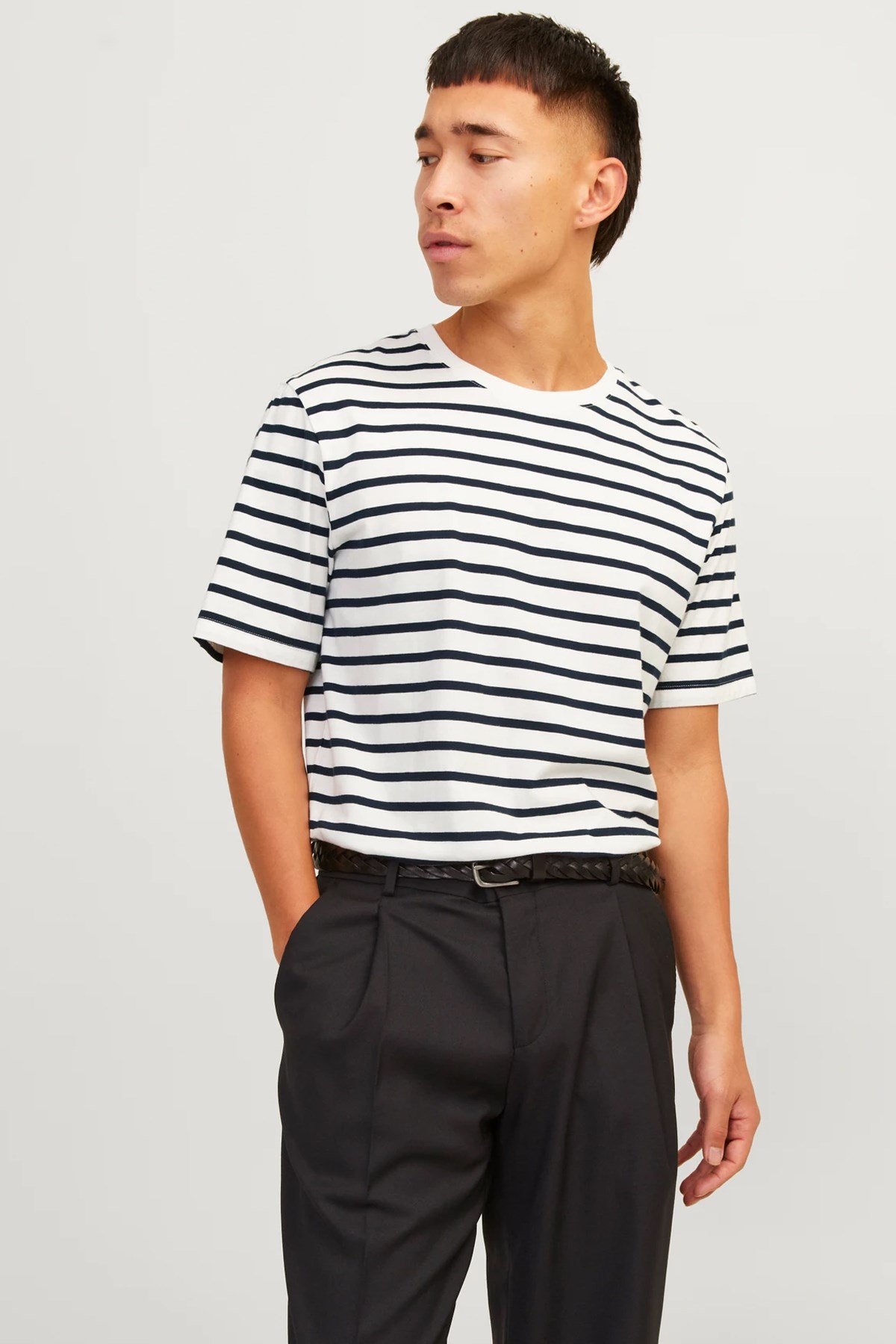 Jack & Jones Erkek Tişört 12156101 Çok Renkli