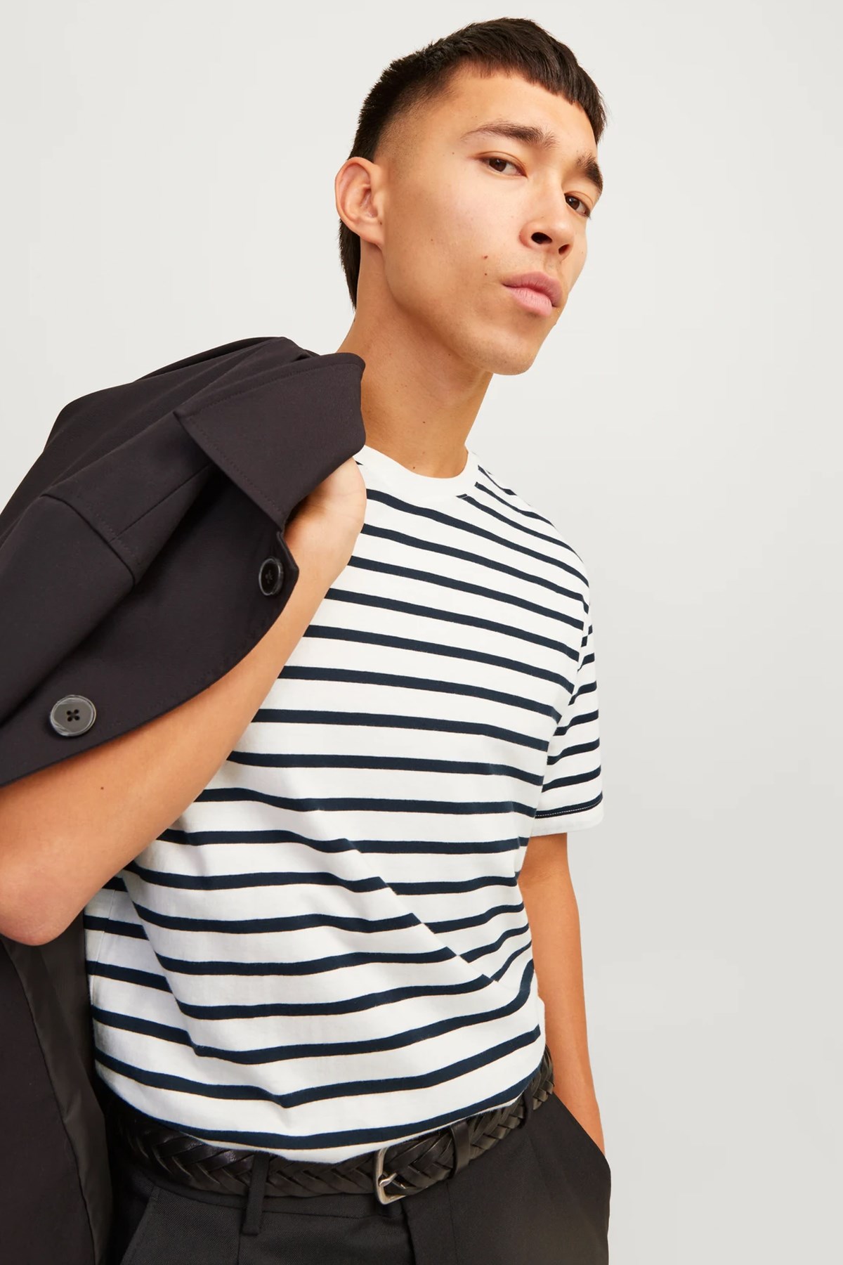 Jack & Jones Erkek Tişört 12156101 Çok Renkli