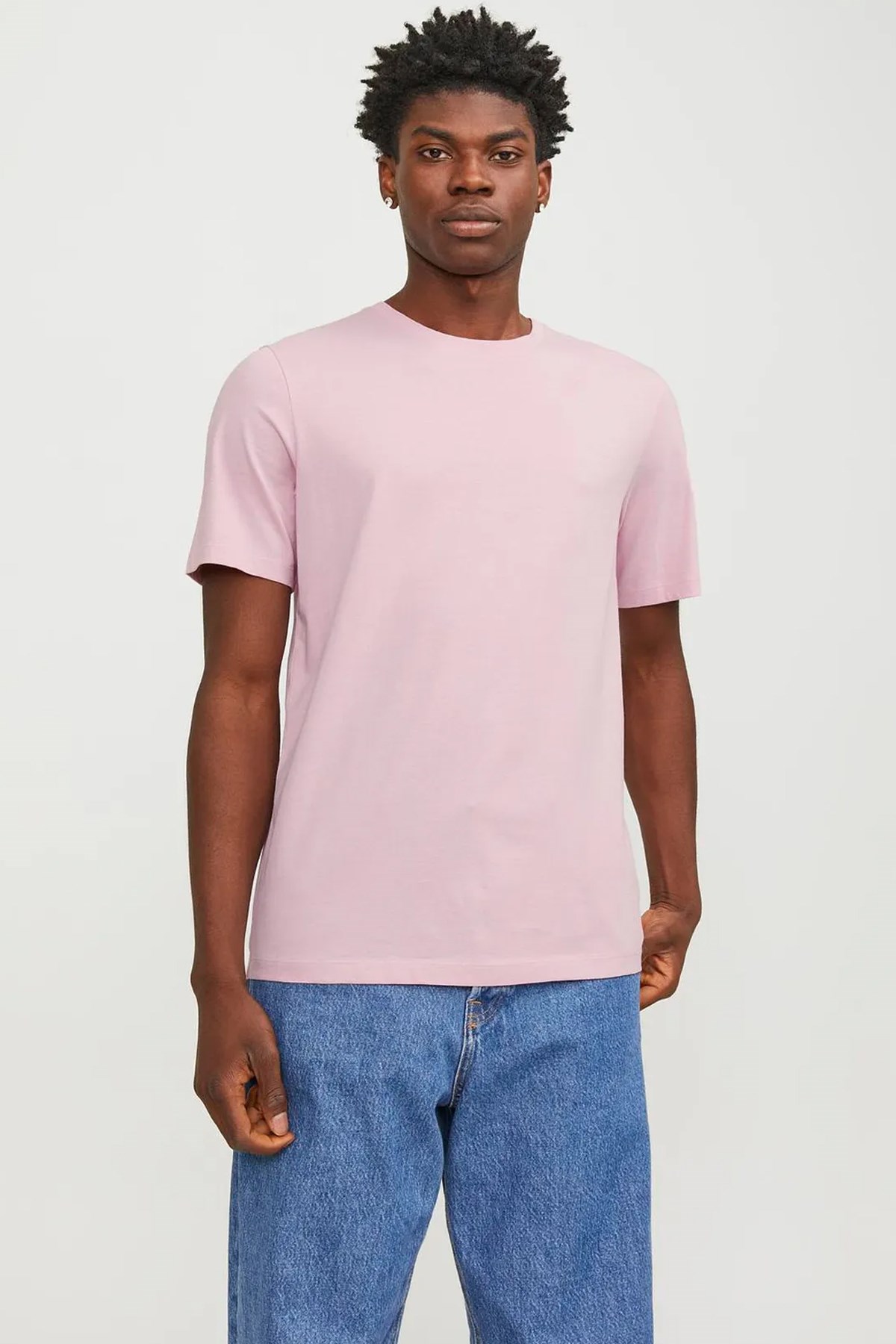 Jack & Jones Erkek Tişört 12156101 Pembe