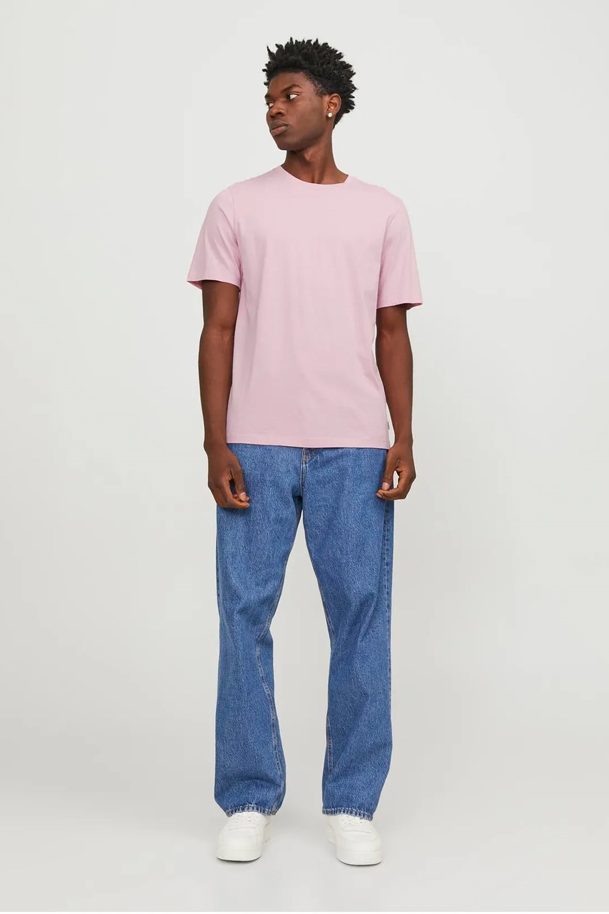 Jack & Jones Erkek Tişört 12156101 Pembe