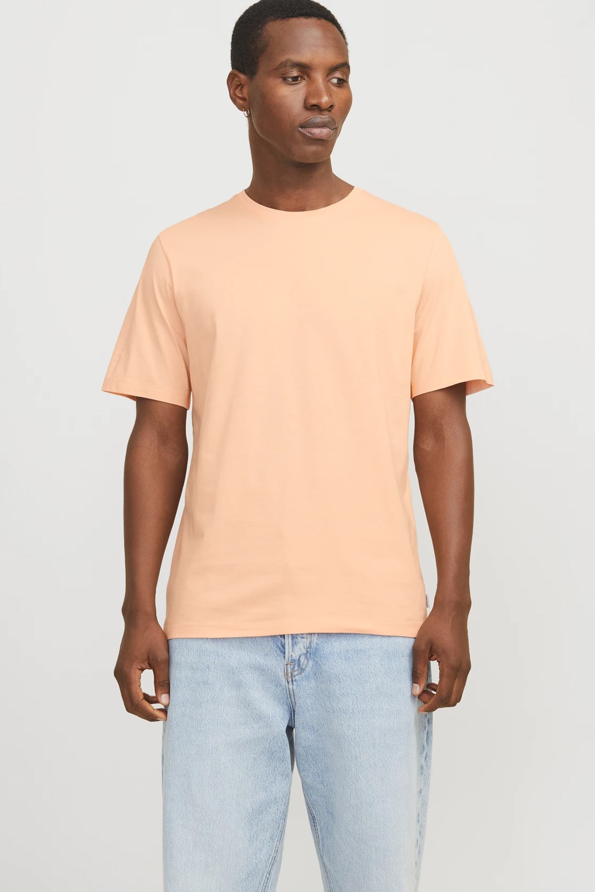 Jack & Jones Erkek Tişört 12156101 Somon