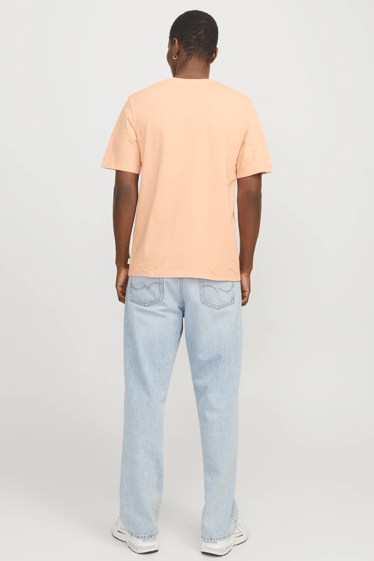 Jack & Jones Erkek Tişört 12156101 Somon