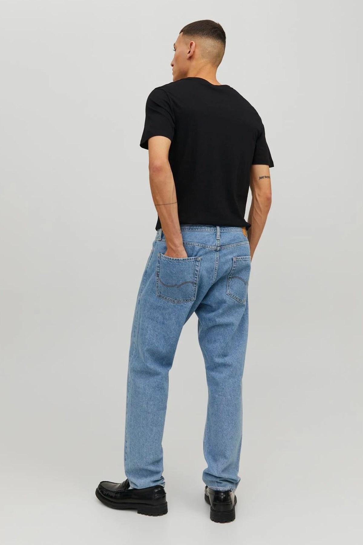 Jack & Jones Erkek Tişört 12156101 Siyah
