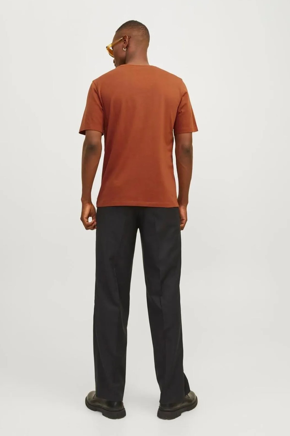 Jack & Jones Erkek Tişört 12156101 Turuncu
