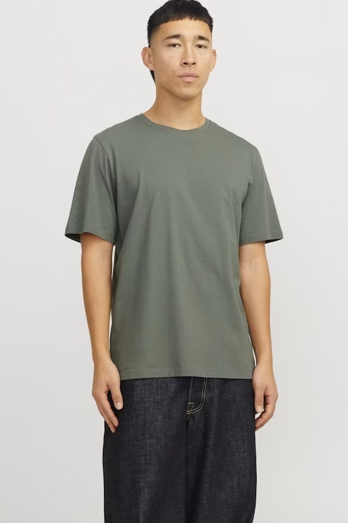 Jack & Jones Erkek Tişört 12156101 Açık Yeşil