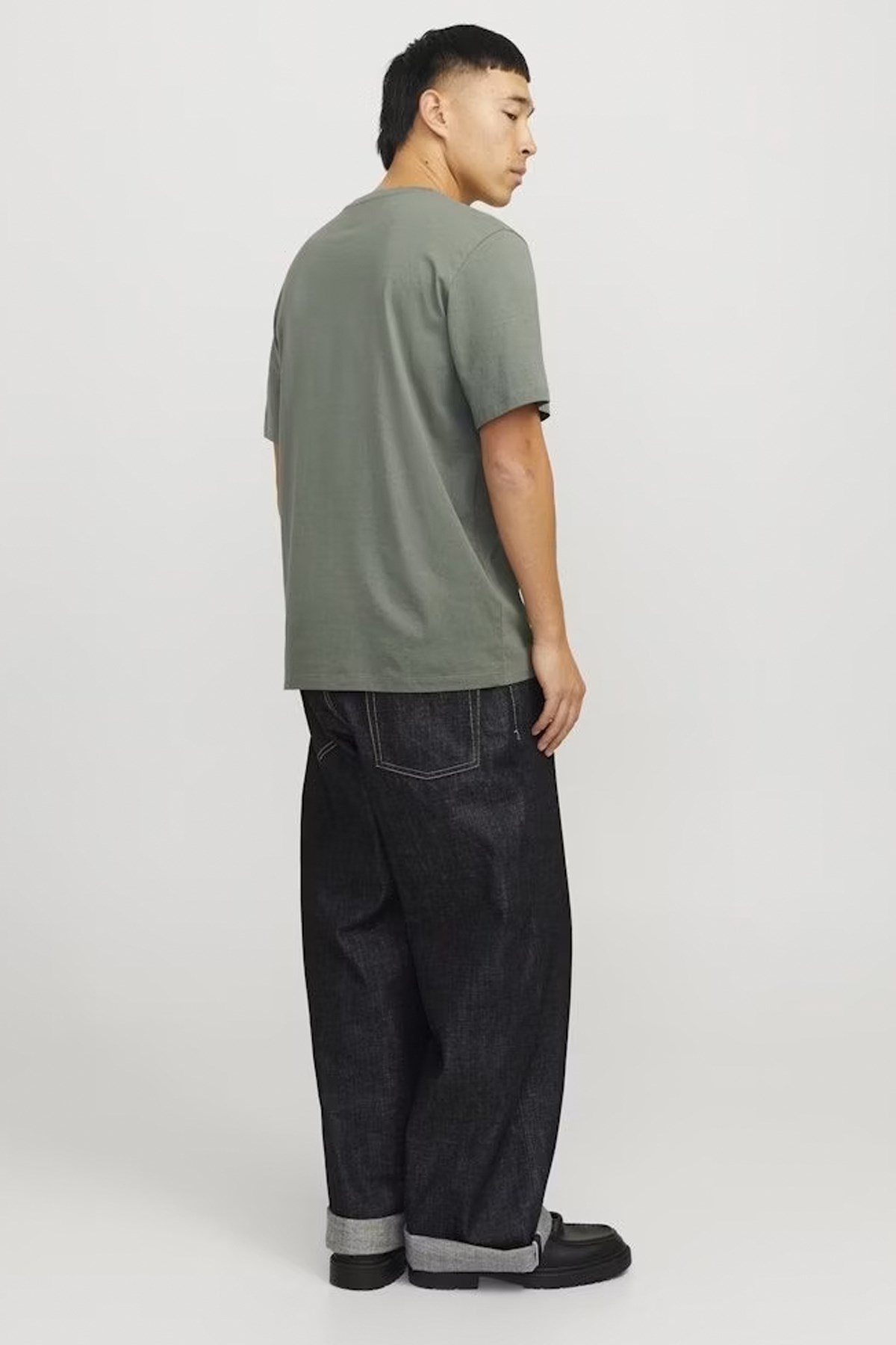 Jack & Jones Erkek Tişört 12156101 Açık Yeşil